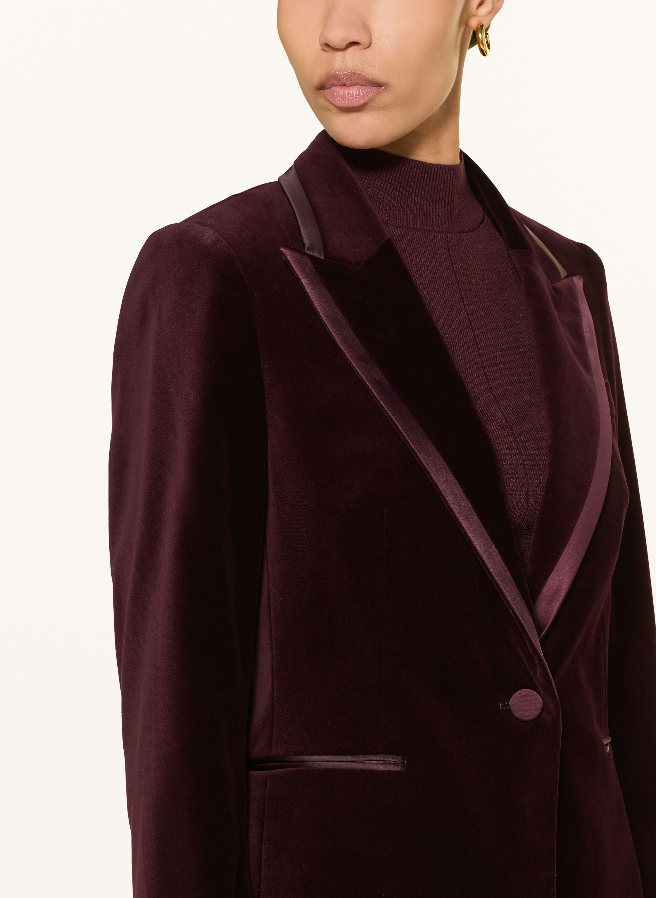 Thumbnail - Reiss Samtblazer Elia rot