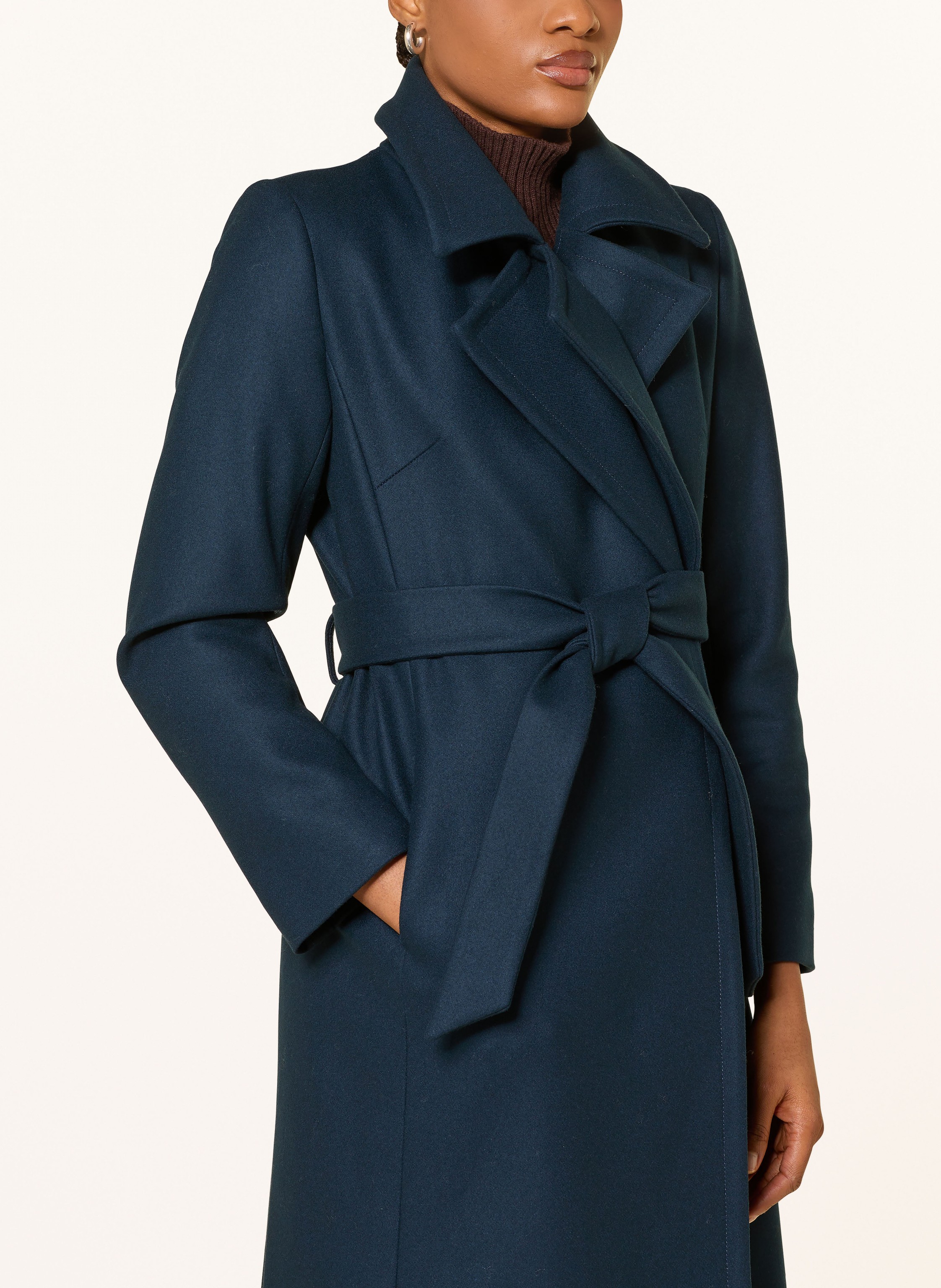 Thumbnail - Reiss Wollmantel Odette blau