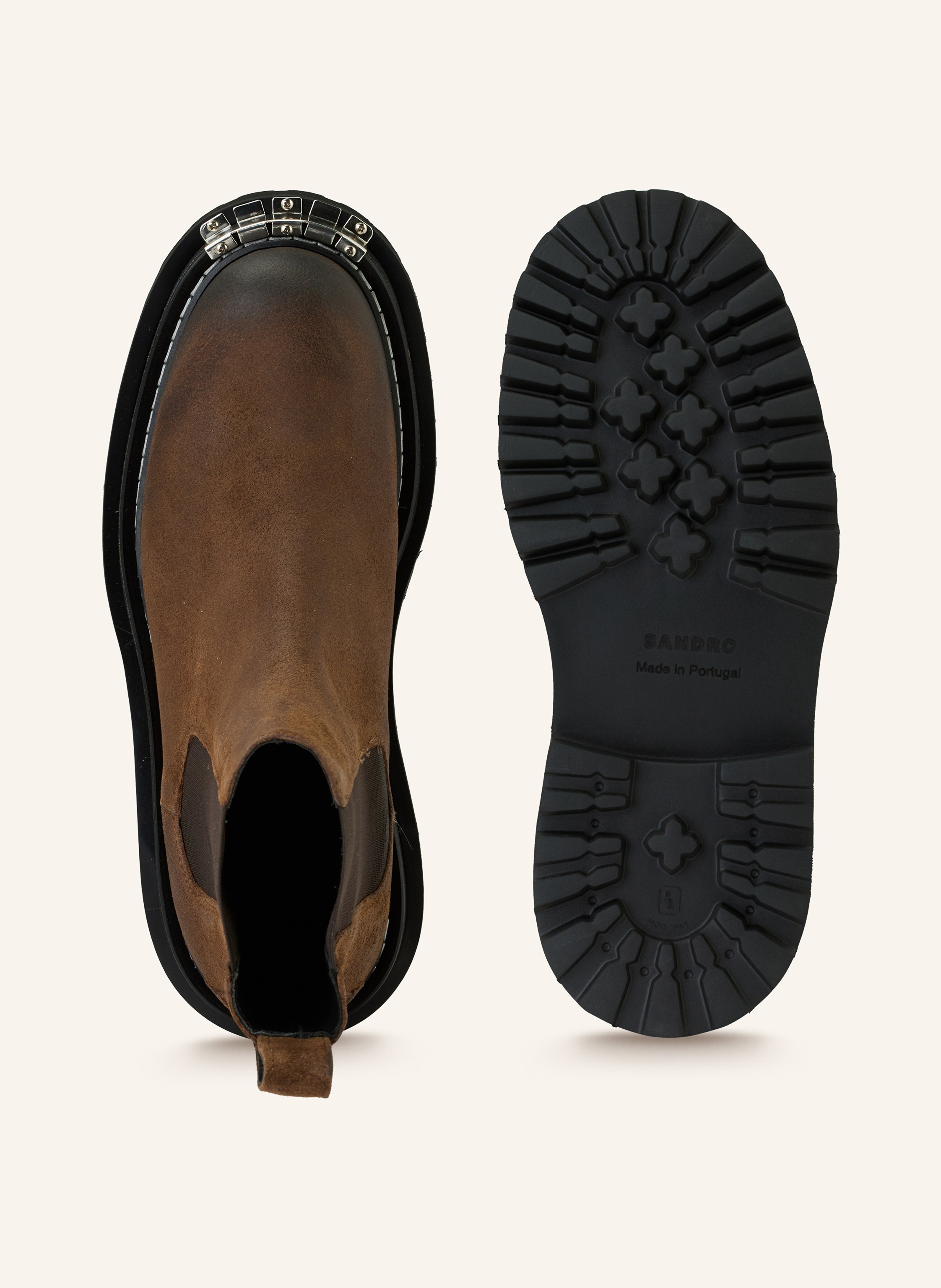 Thumbnail - Sandro Chelsea-Boots braun