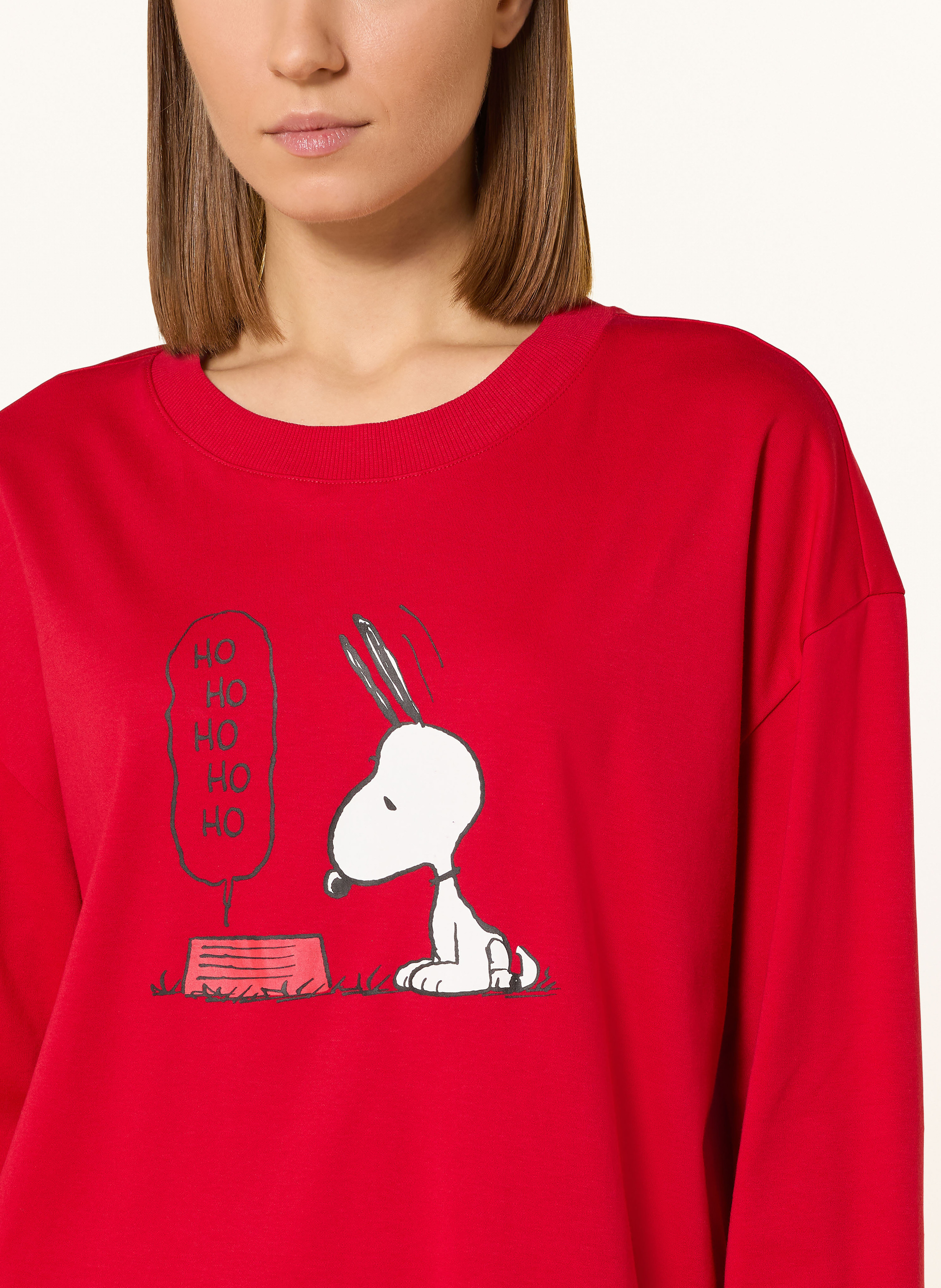 Thumbnail - Mey Nachthemd Serie Mey X Peanuts rot