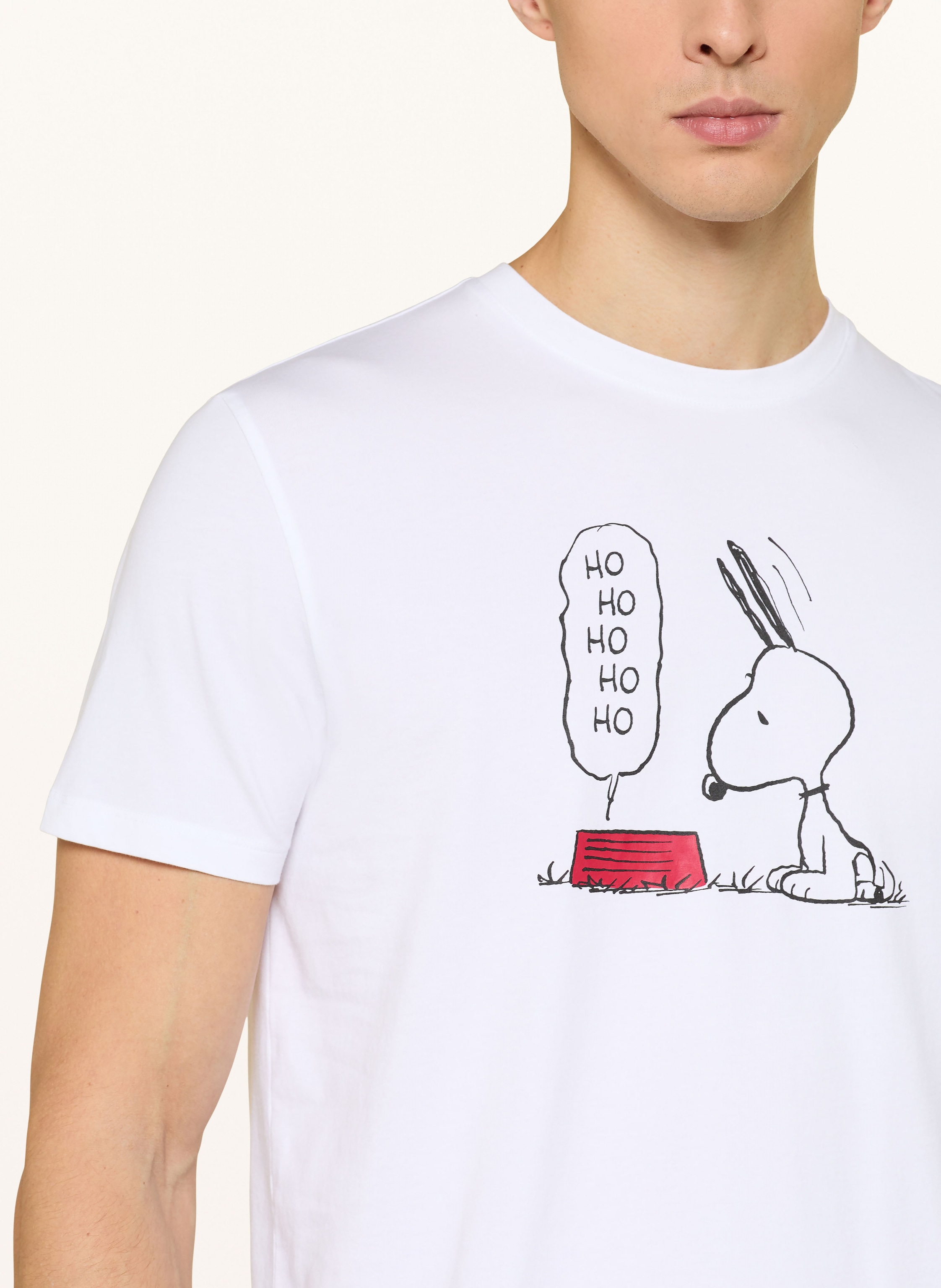 Thumbnail - Mey Schlafshirt Serie Mey X Peanuts weiss