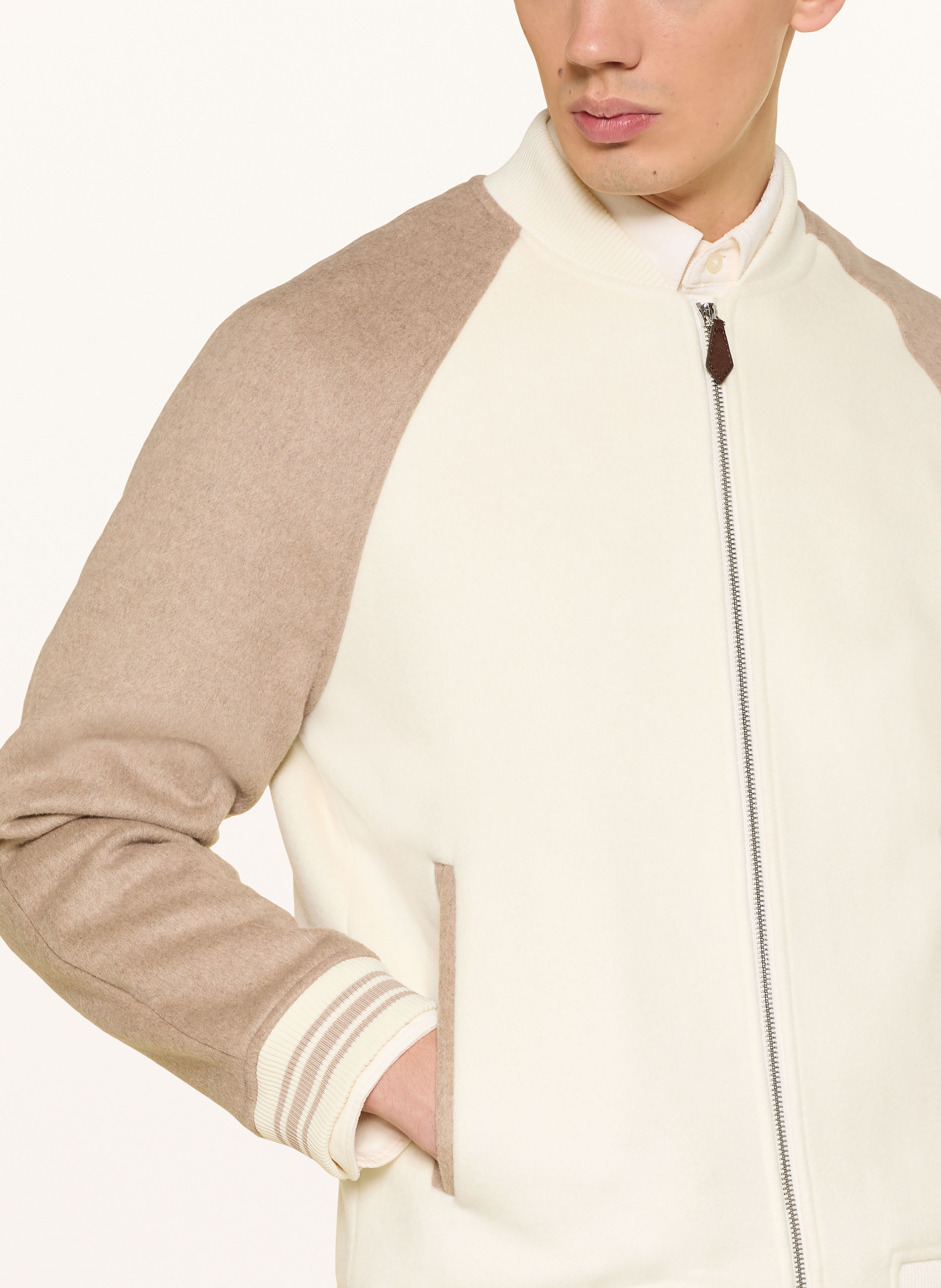 Thumbnail - Reiss Blouson Rylan beige