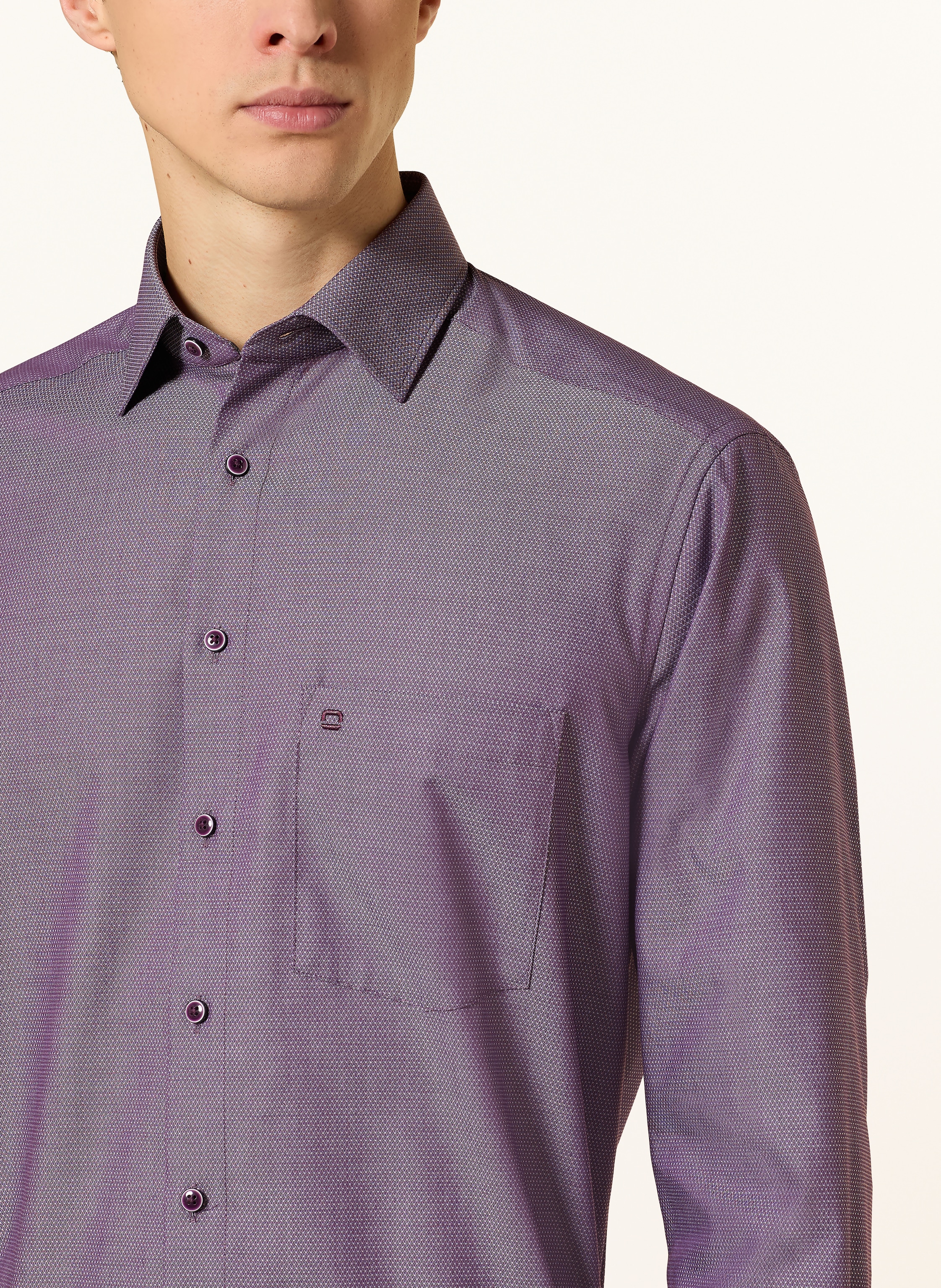 Thumbnail - Olymp Hemd Luxor Comfort Fit lila