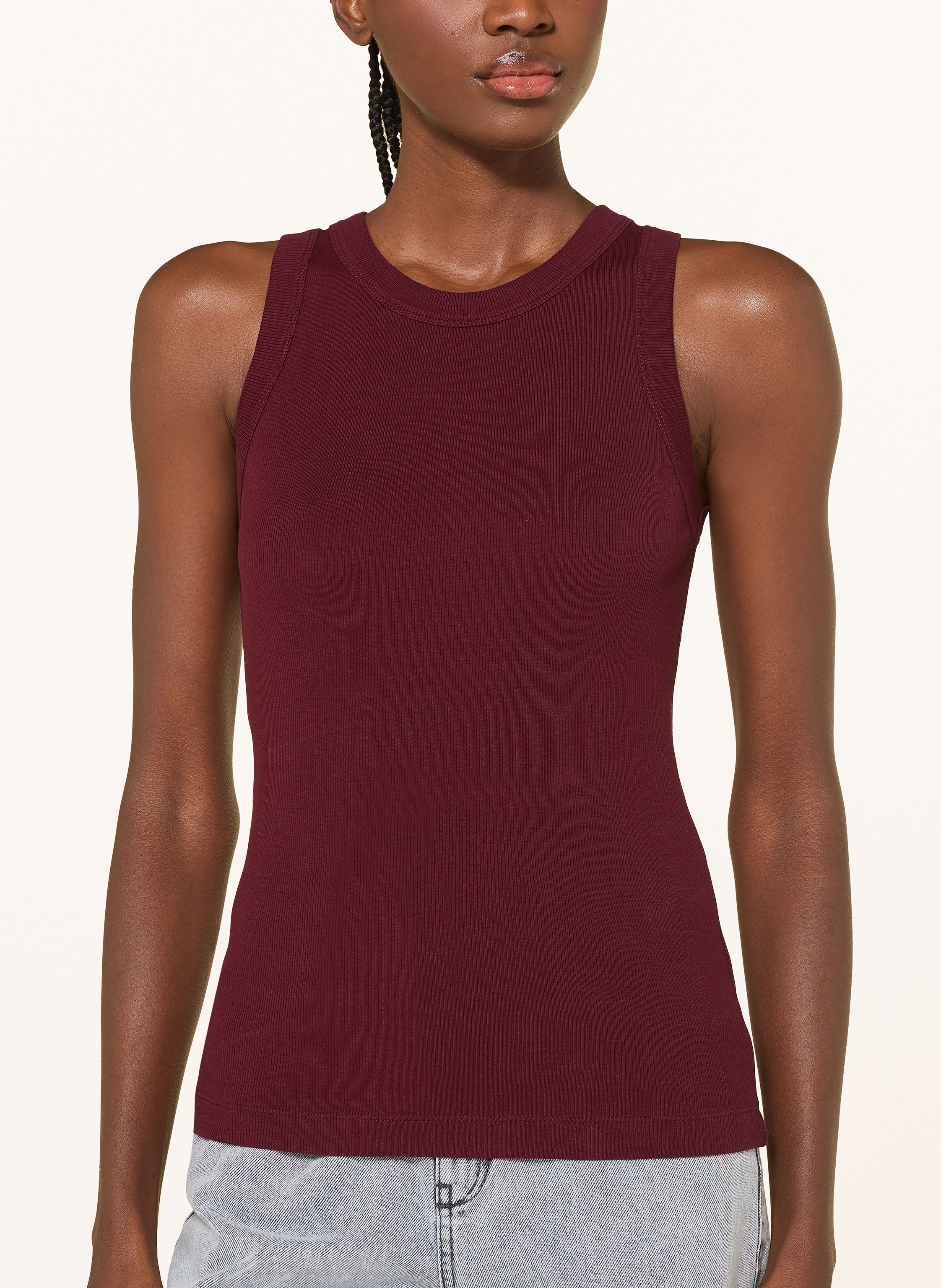 Thumbnail - Drykorn Top Olina rot