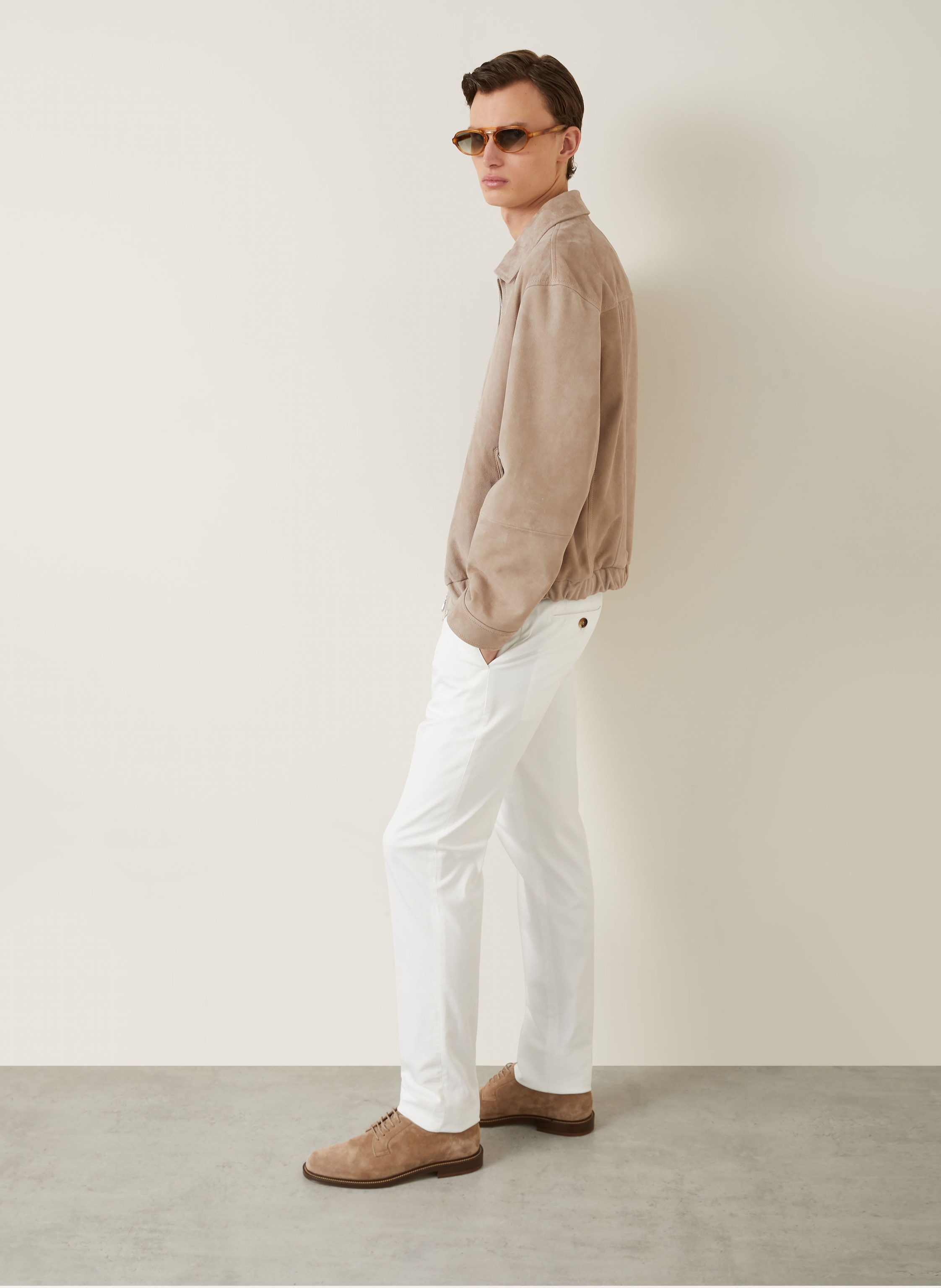 Thumbnail - Brunello Cucinelli Chino weiss