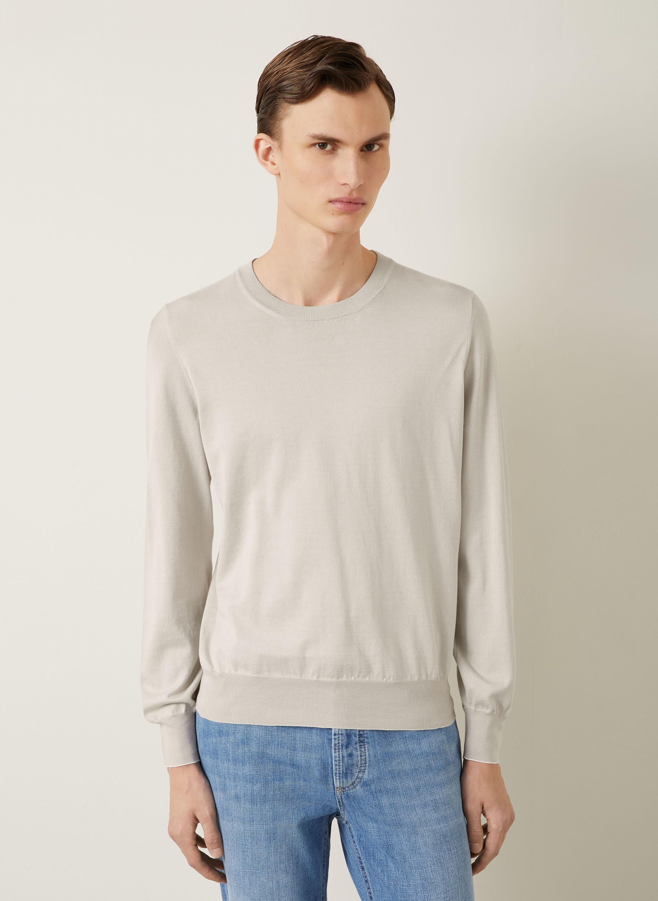 Thumbnail - Brunello Cucinelli Pullover beige