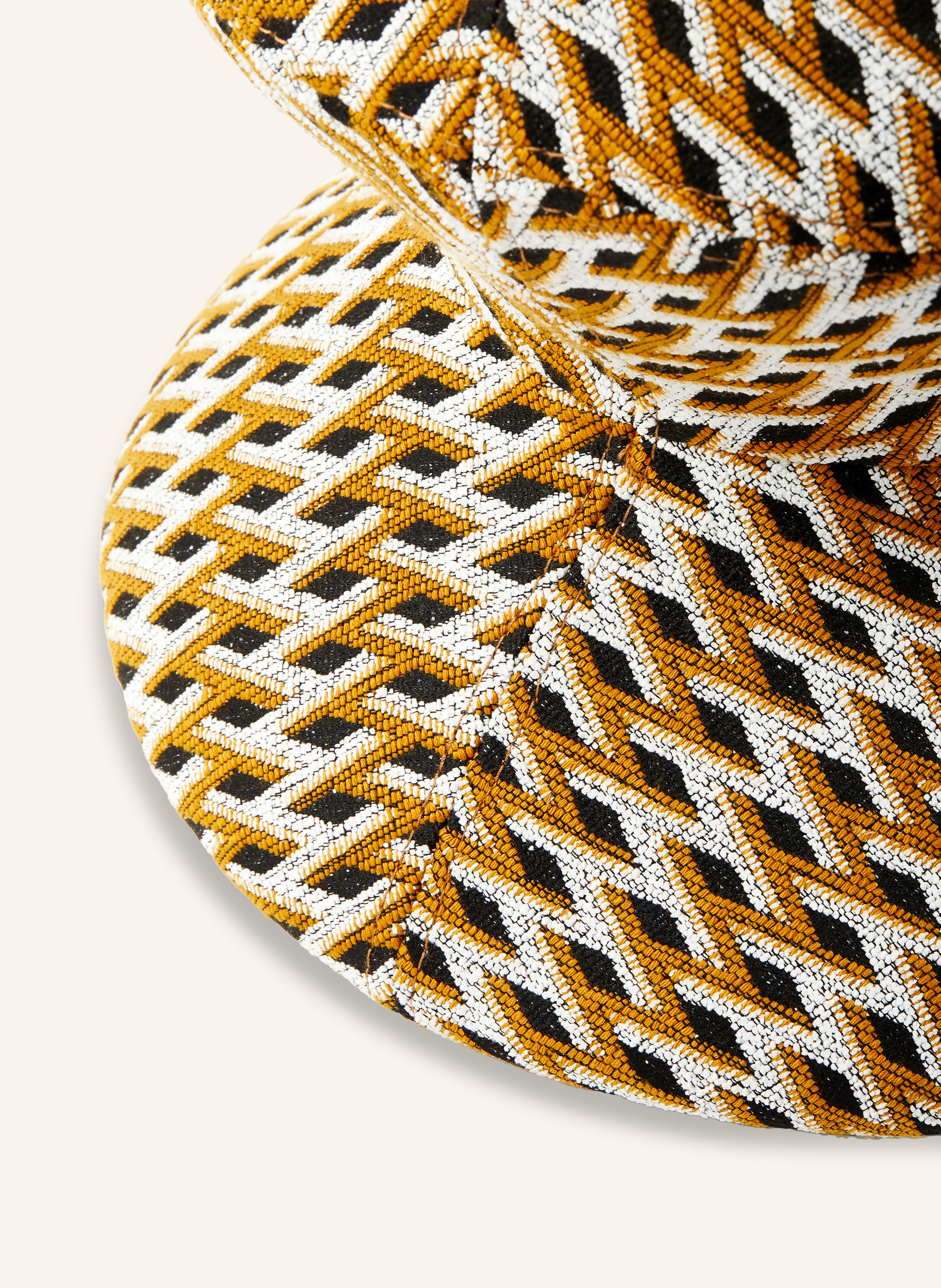 Thumbnail - Polspotten Hocker Zig Zag braun