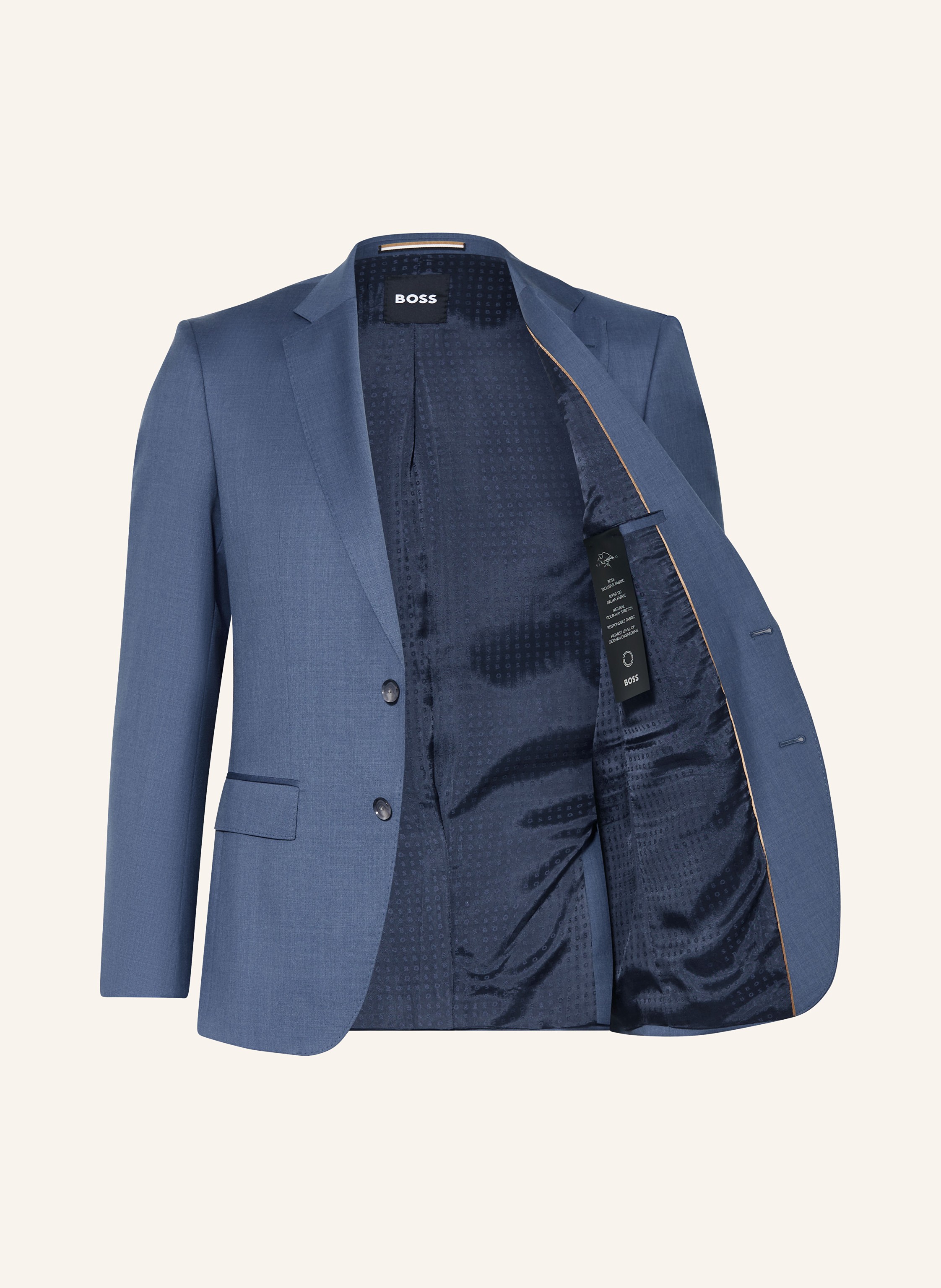 Thumbnail - Boss Anzugsakko Huge Slim Fit blau