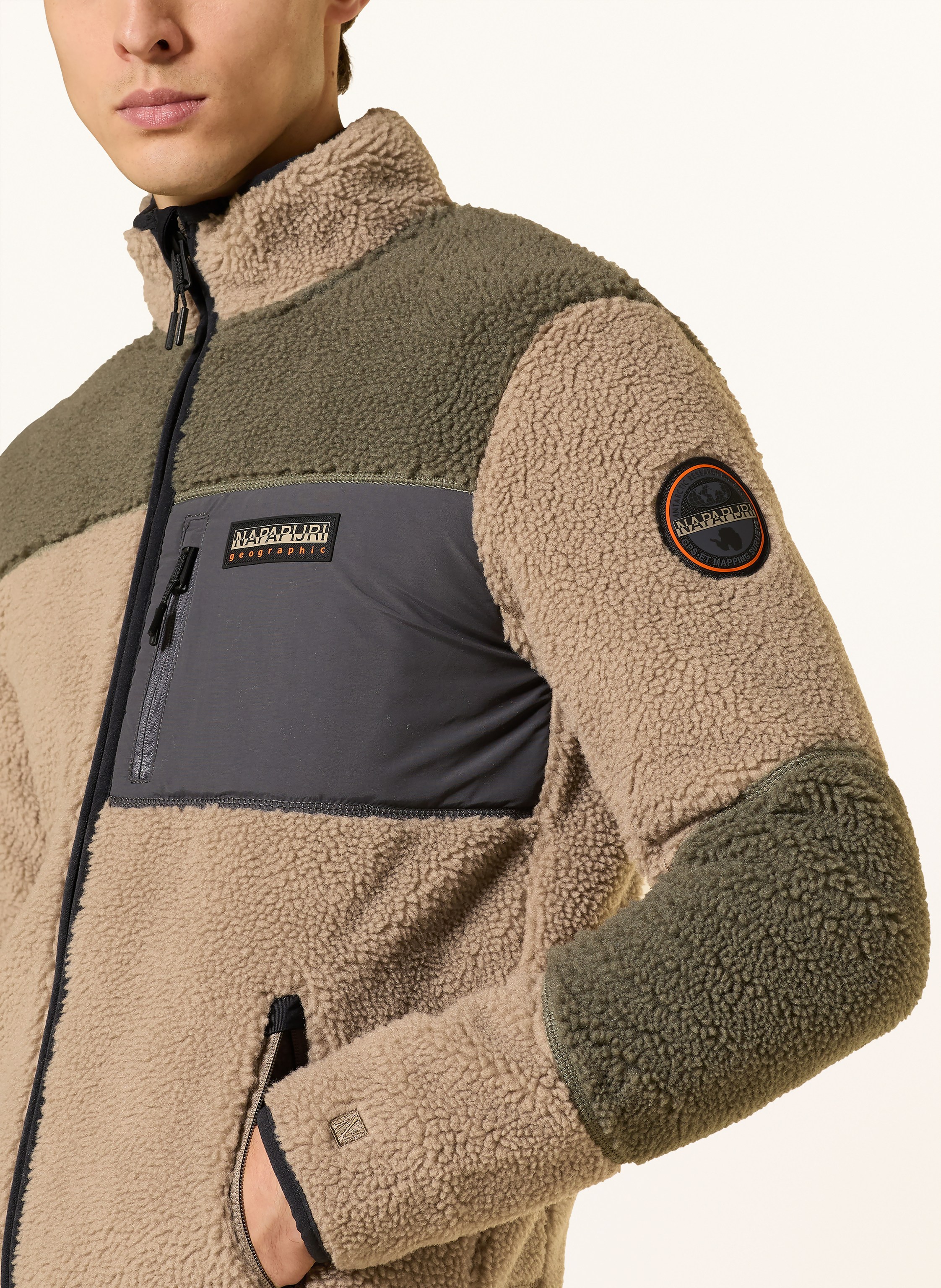 Thumbnail - Napapijri Teddyfell-Jacke Yupik beige