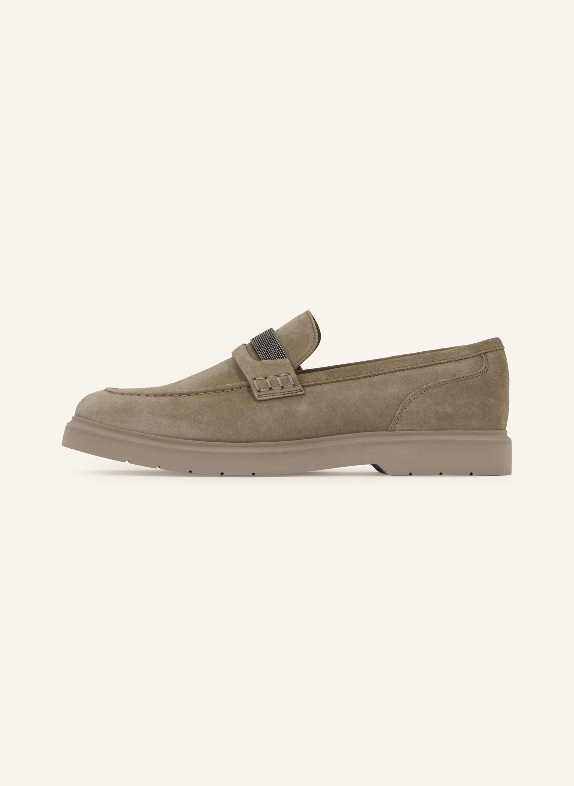 Thumbnail - Brunello Cucinelli Penny-Loafer grau