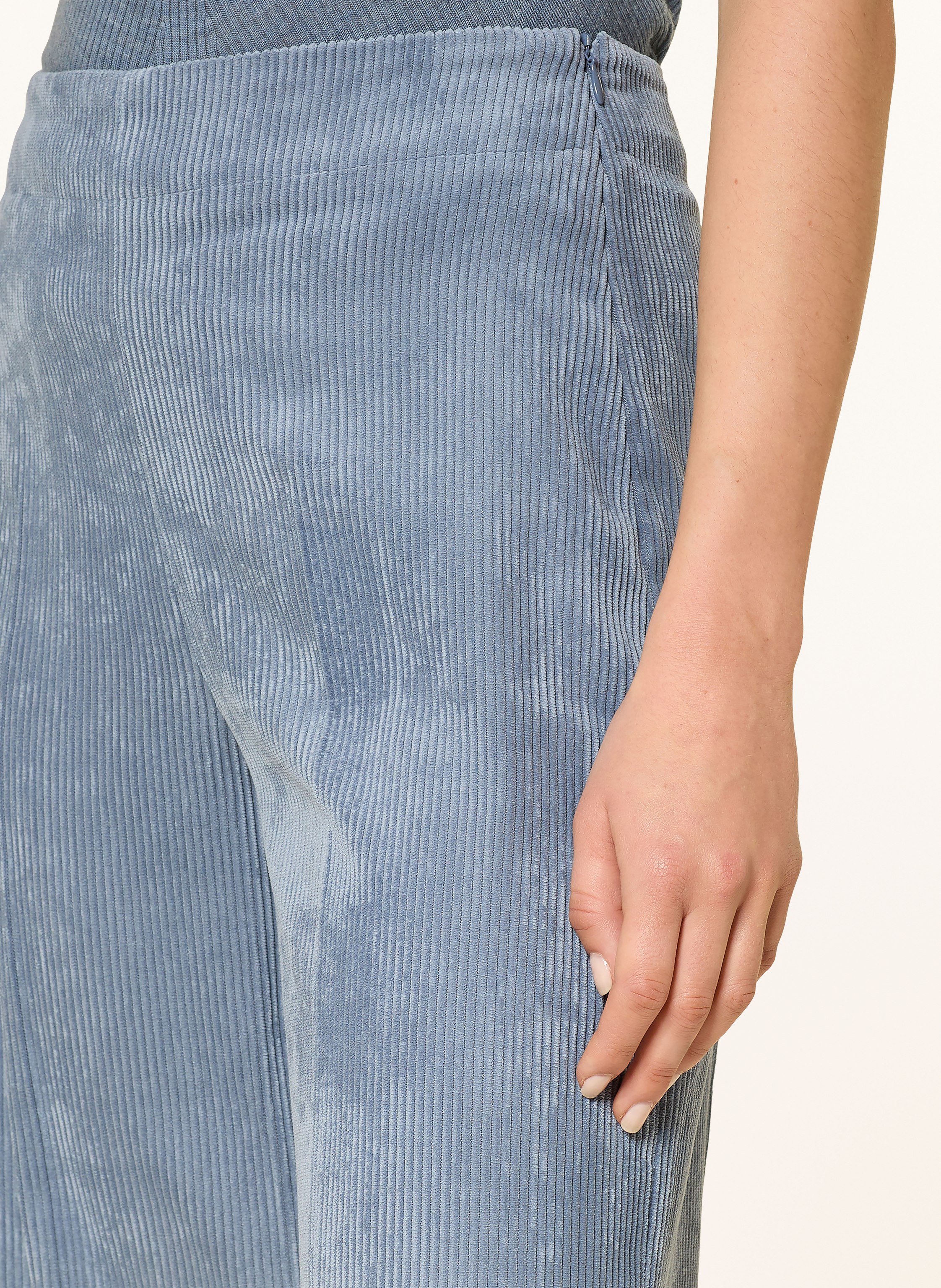 Thumbnail - Drykorn Marlenehose Before Aus Cord blau