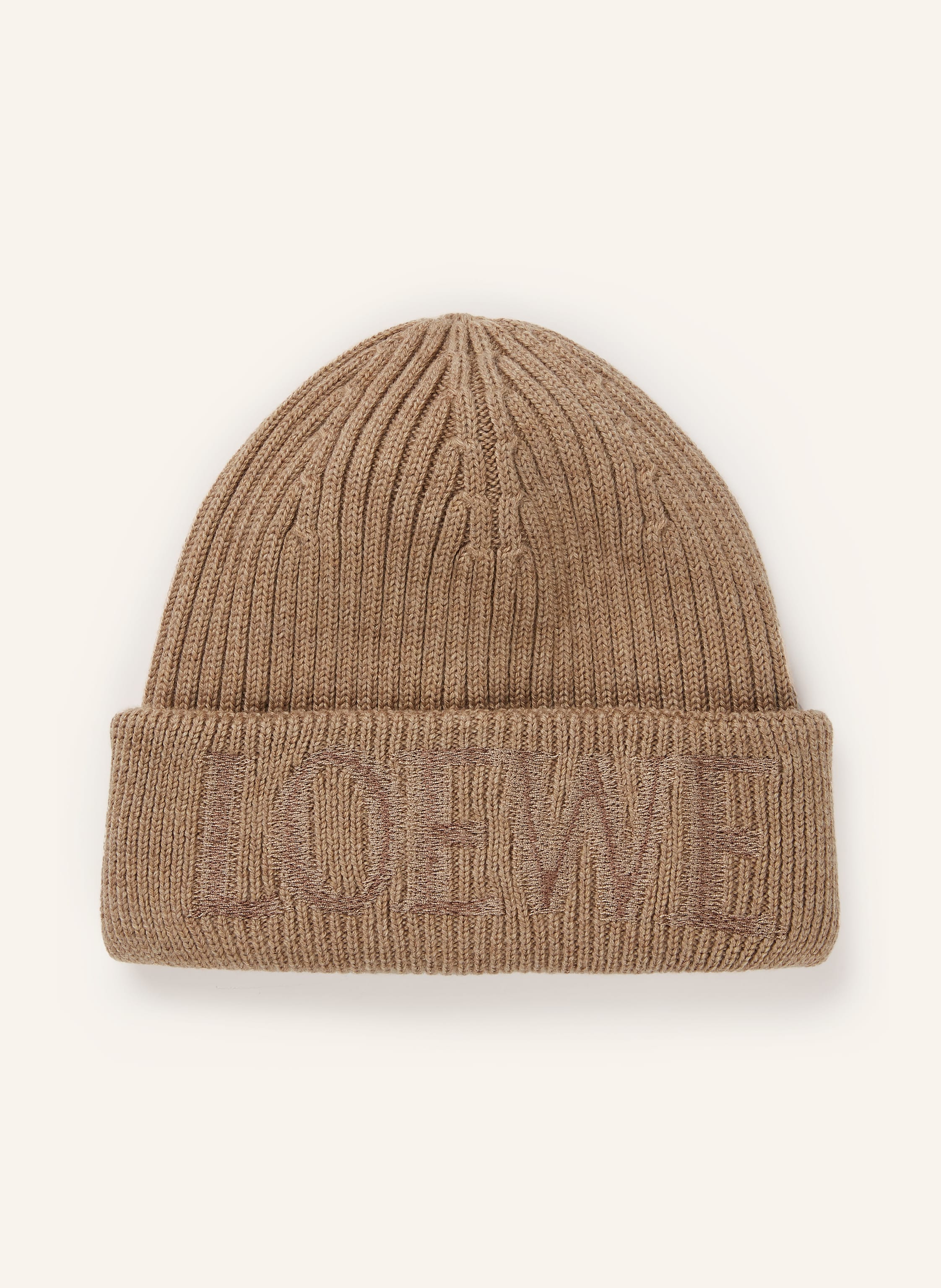 Loewe Loewe Mütze beige in CAMEL
