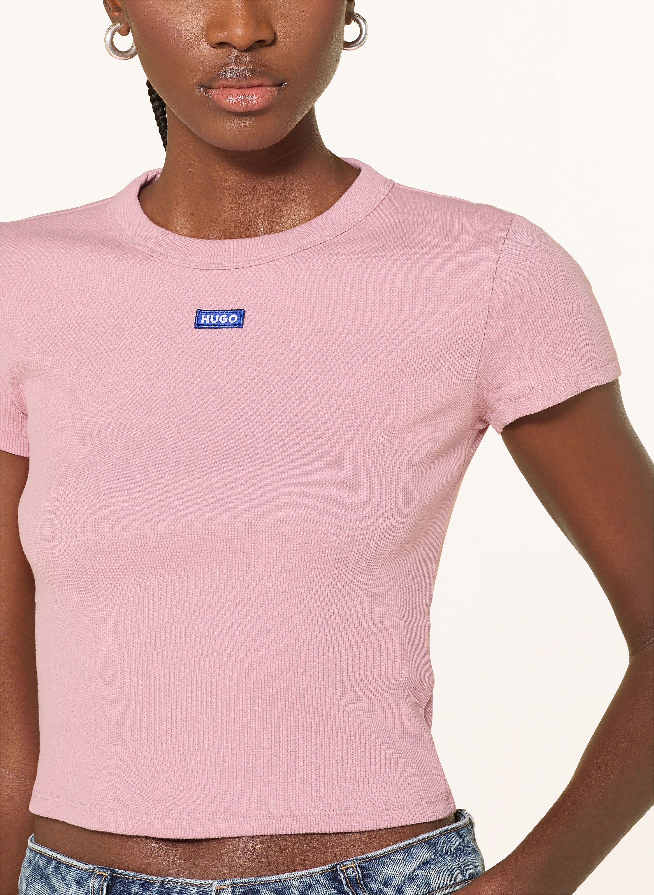 Thumbnail - Hugo Cropped-Shirt rosa