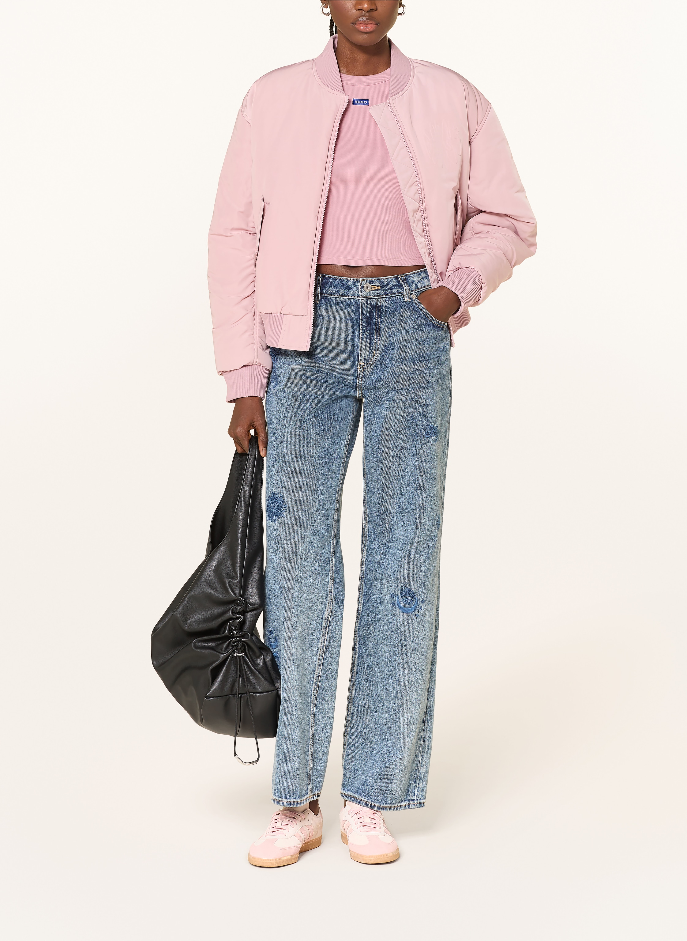 Thumbnail - Hugo Cropped-Shirt rosa