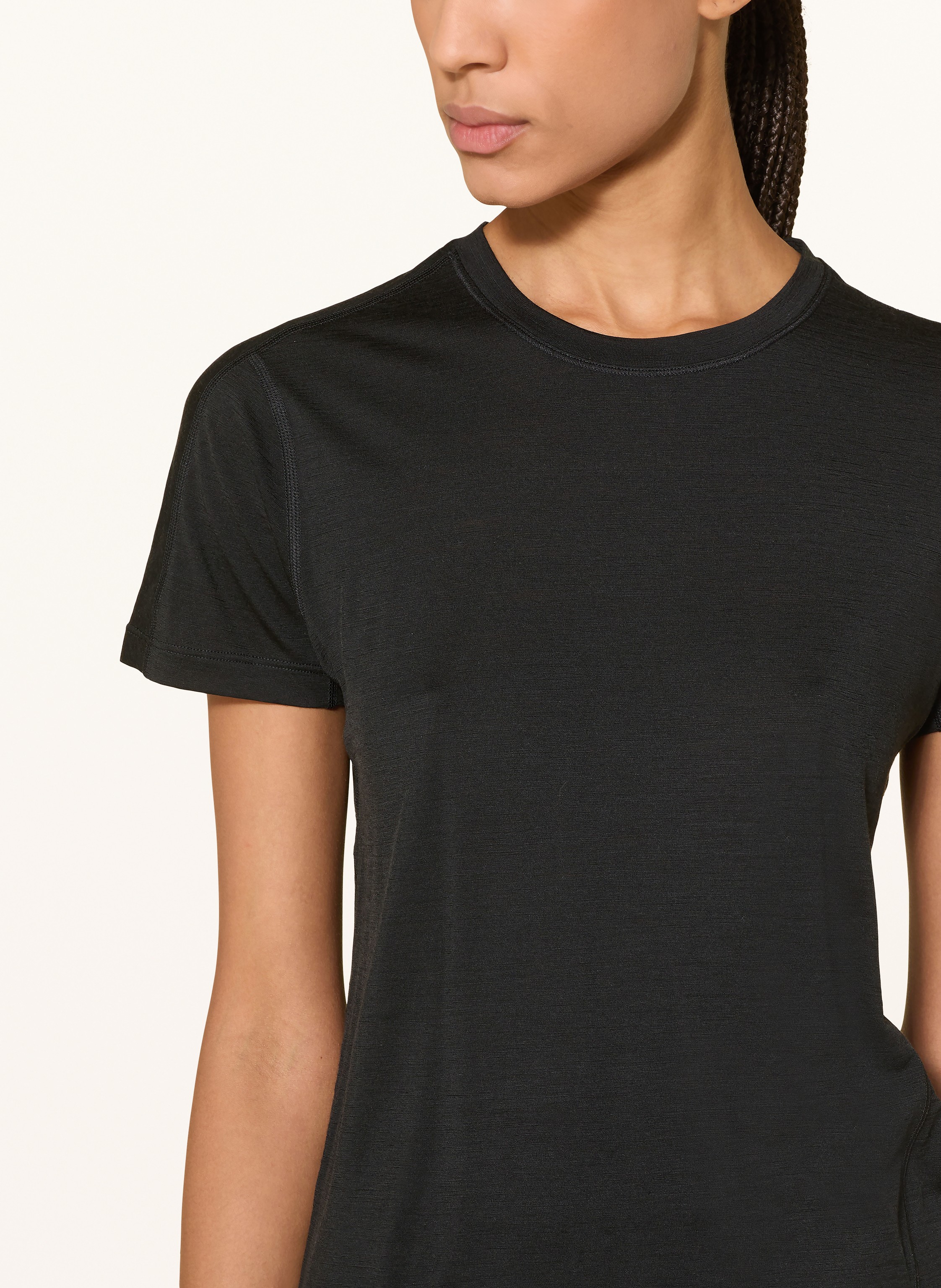 Thumbnail - Icebreaker T-Shirt 150 Merinofine™ Ace Aus Merinowolle schwarz