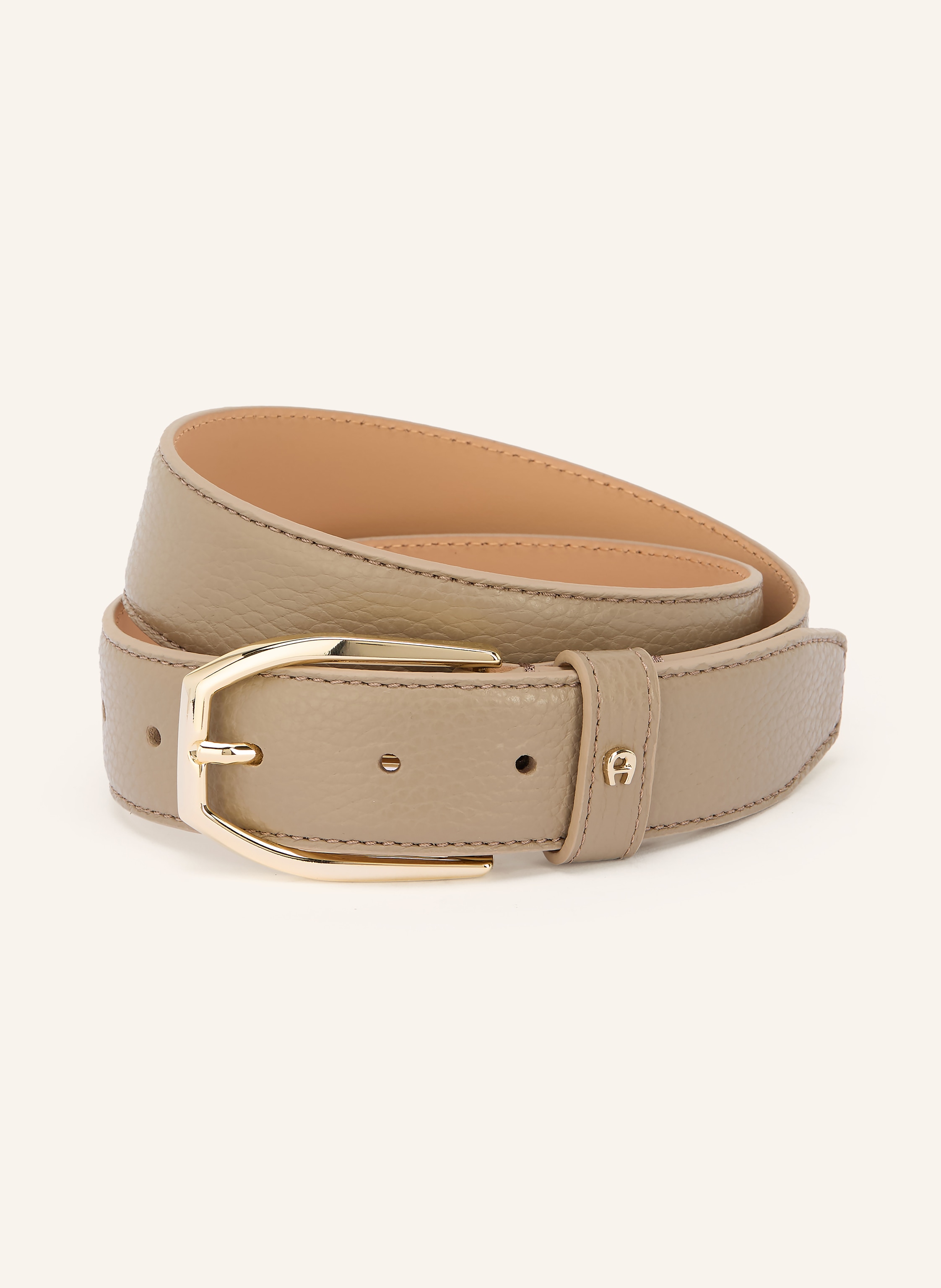 Aigner Ledergürtel Casual beige