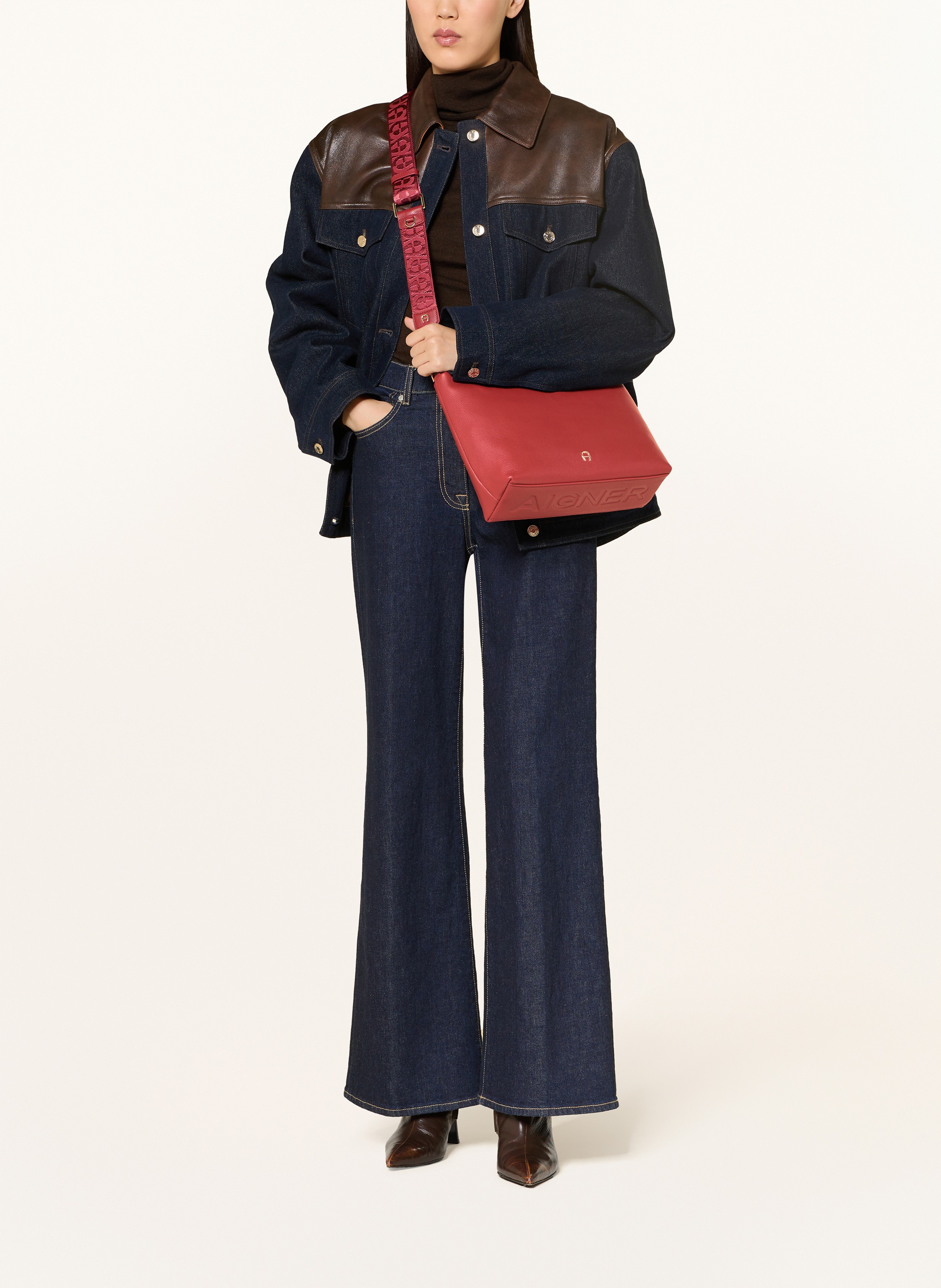 Thumbnail - Aigner Umhängetasche rot