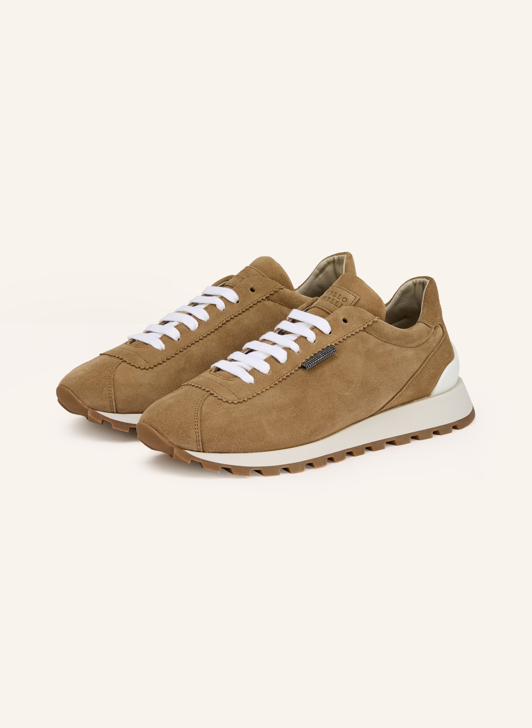 Brunello Cucinelli Brunello Cucinelli Sneaker braun in CAMEL / WEISS
