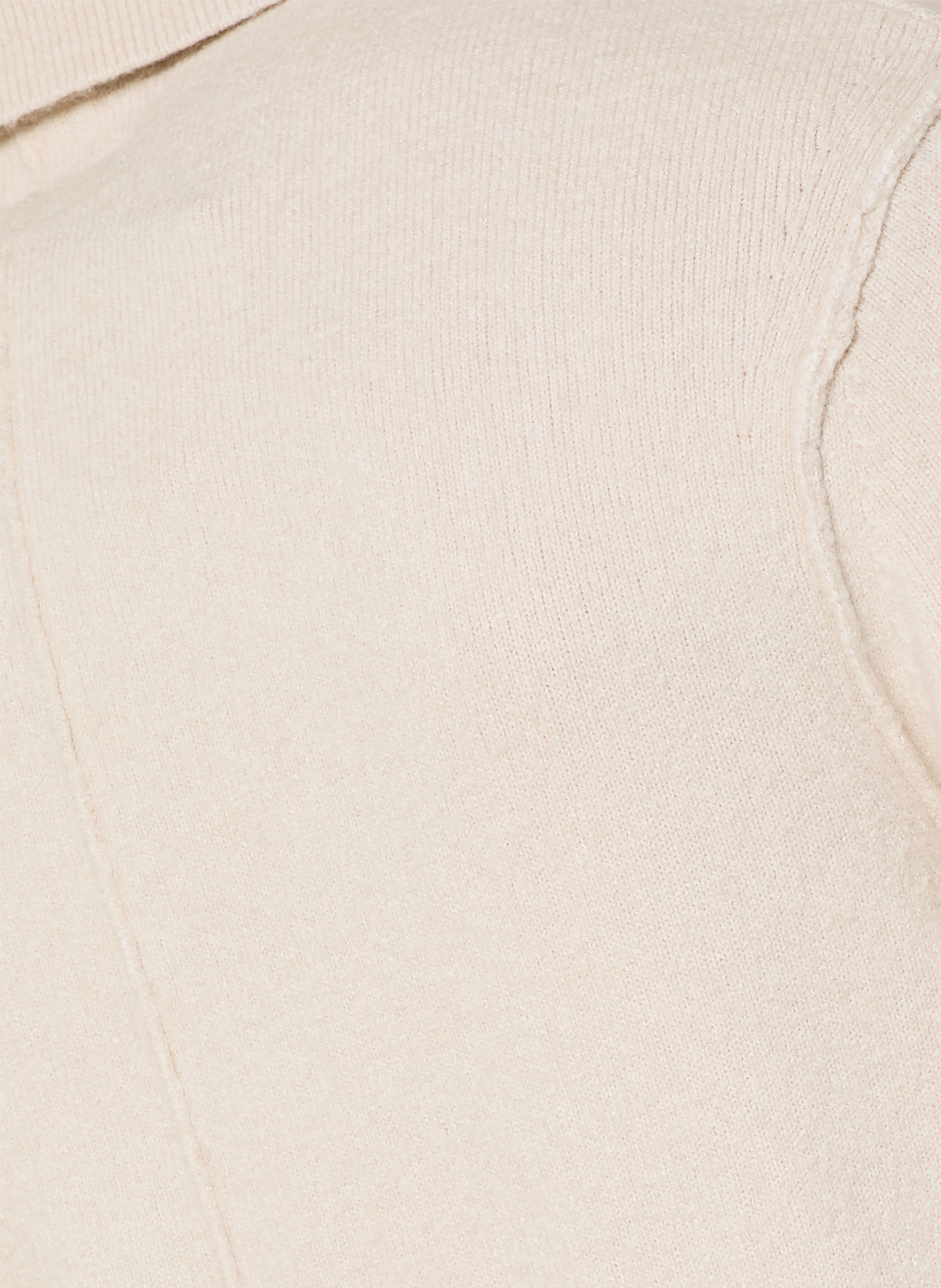 Thumbnail - Allsaints Strick-Poloshirt Statten weiss