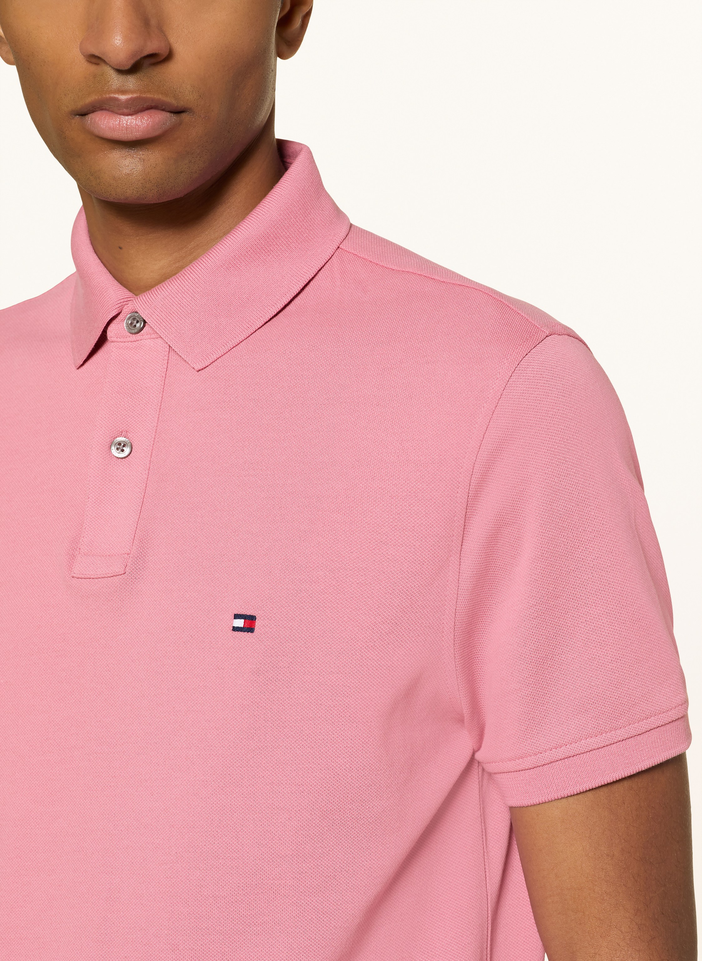 Thumbnail - Tommy Hilfiger Piqué-Poloshirt Regular Fit pink