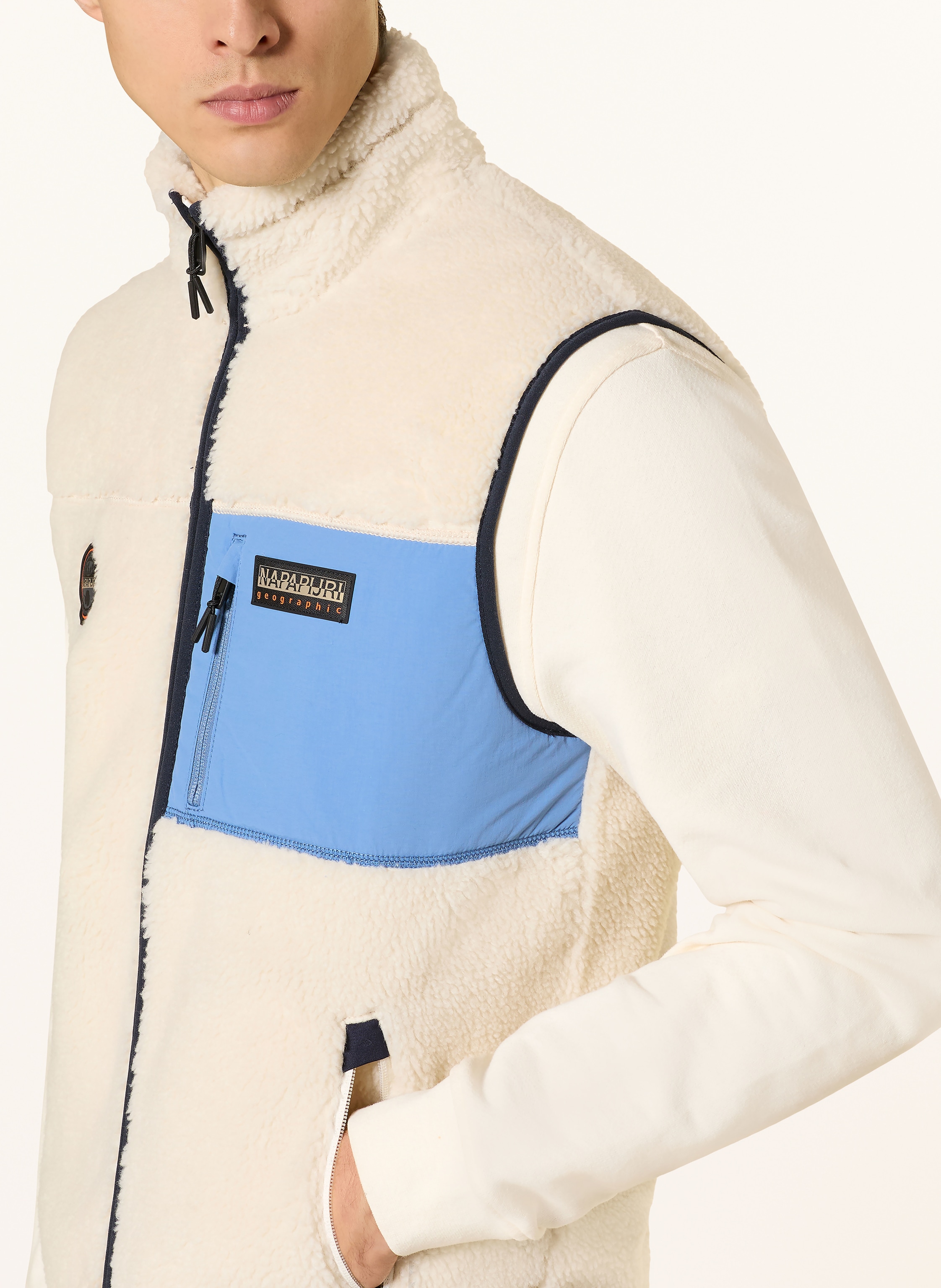 Thumbnail - Napapijri Teddyfell-Weste Yupik V weiss