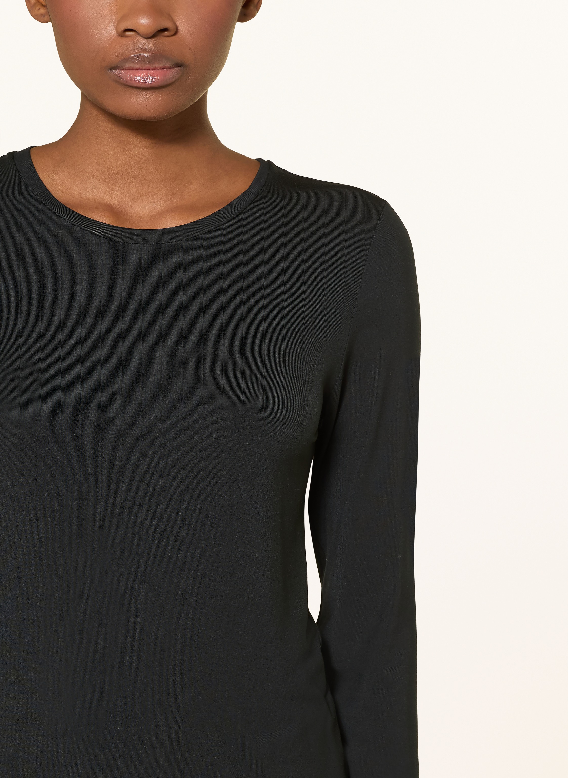 Thumbnail - Schiesser Schlafshirt Mix+Relax schwarz