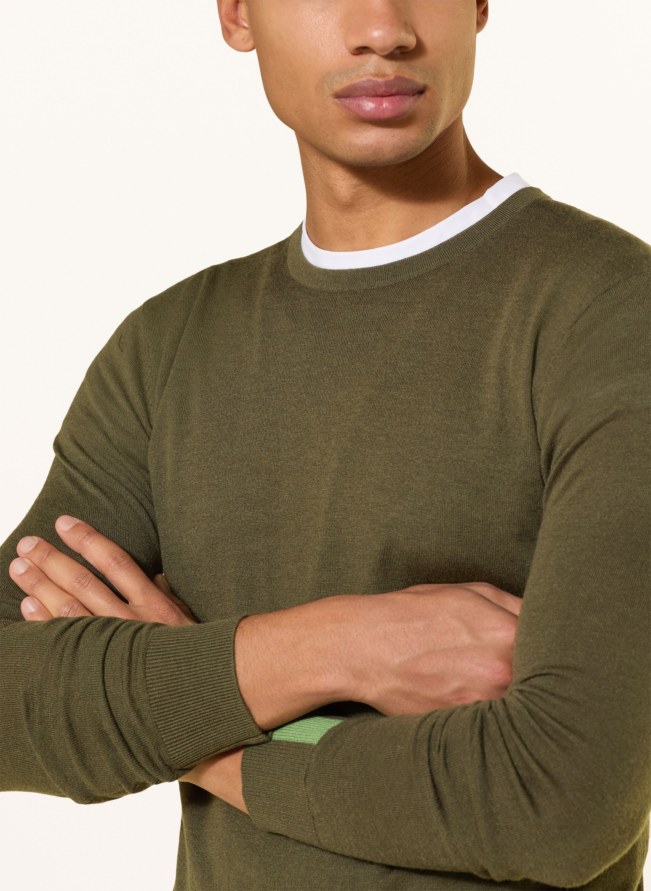 Thumbnail - Mos Mosh Gallery Pullover Mmgadam gruen