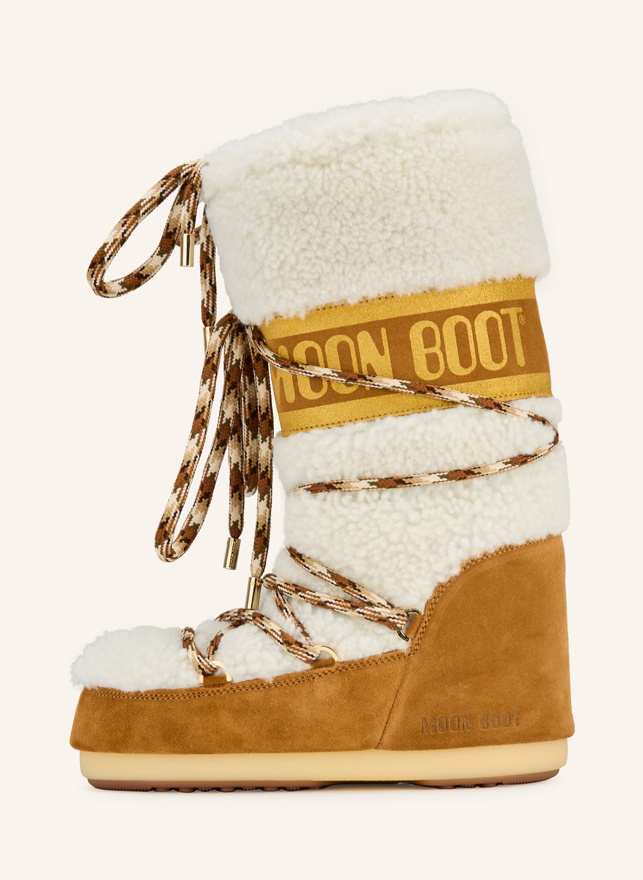 Thumbnail - Moon Boot Moon Boots Icon Shearling braun