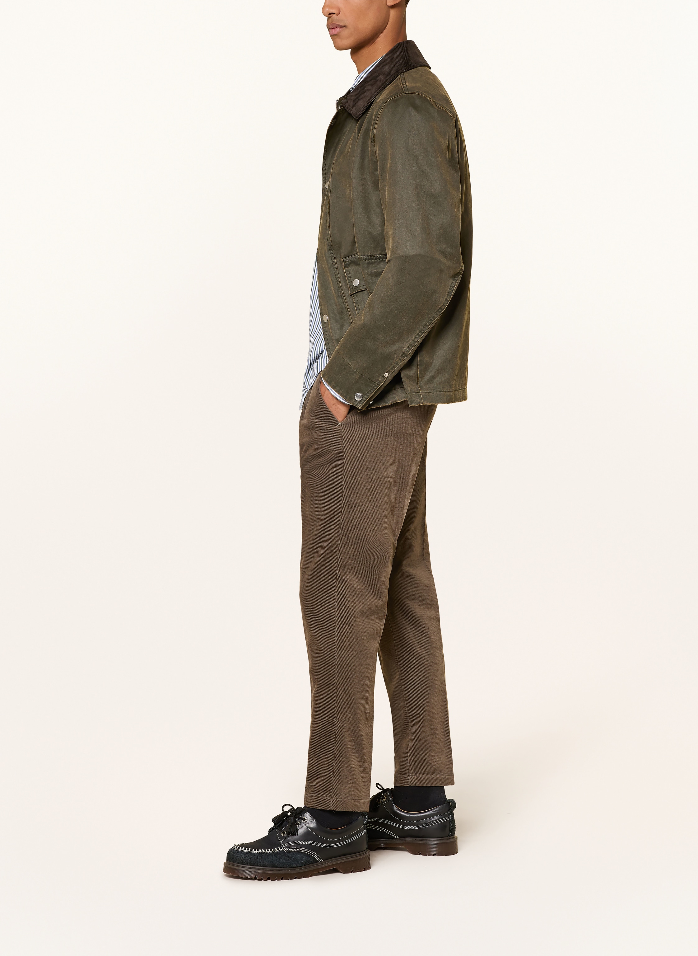 Thumbnail - Drykorn Anzughose Chasy Extra Slim Fit Aus Cord gruen