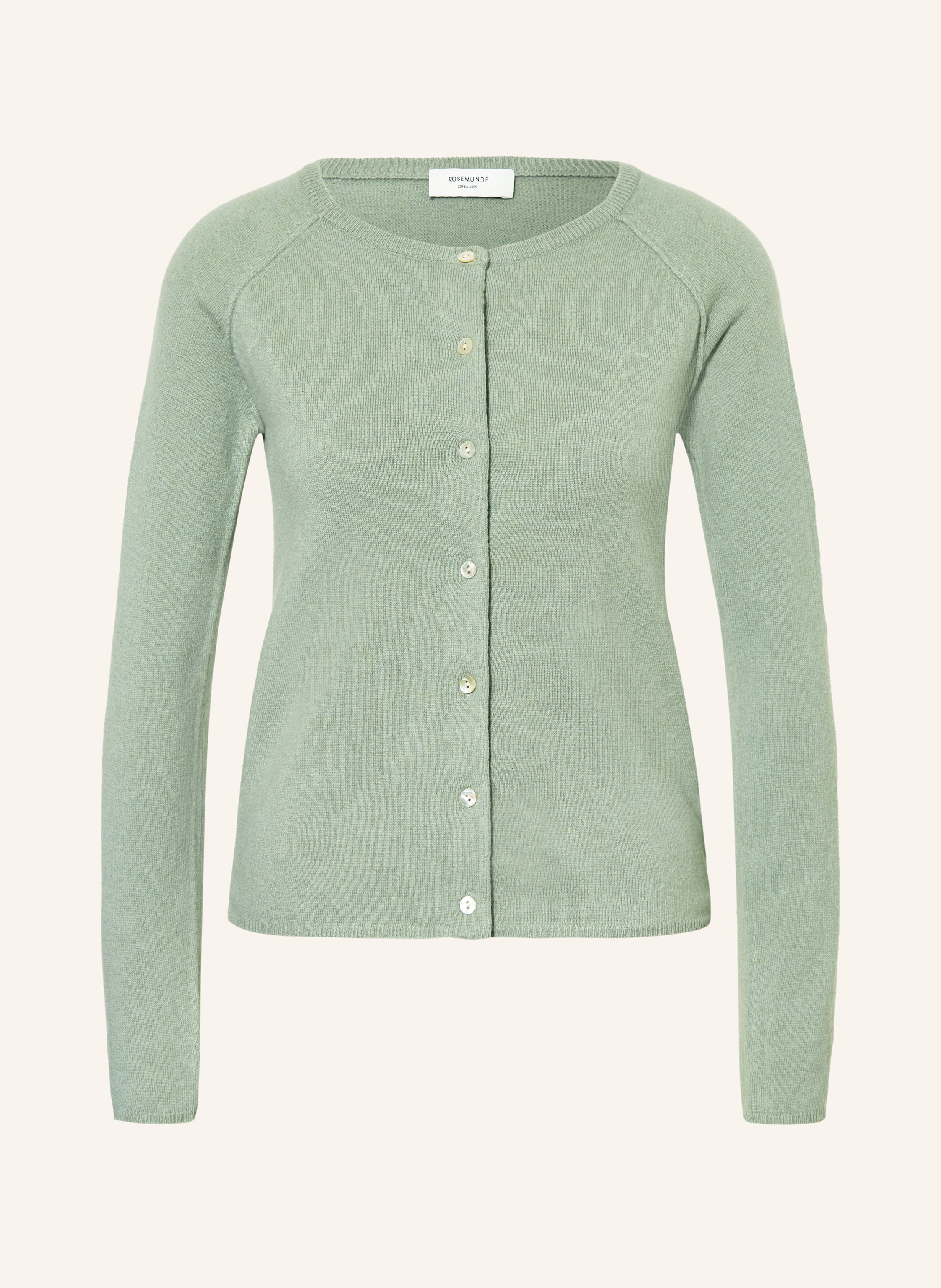 Rosemunde Strickjacke Laica Mit Cashmere gruen