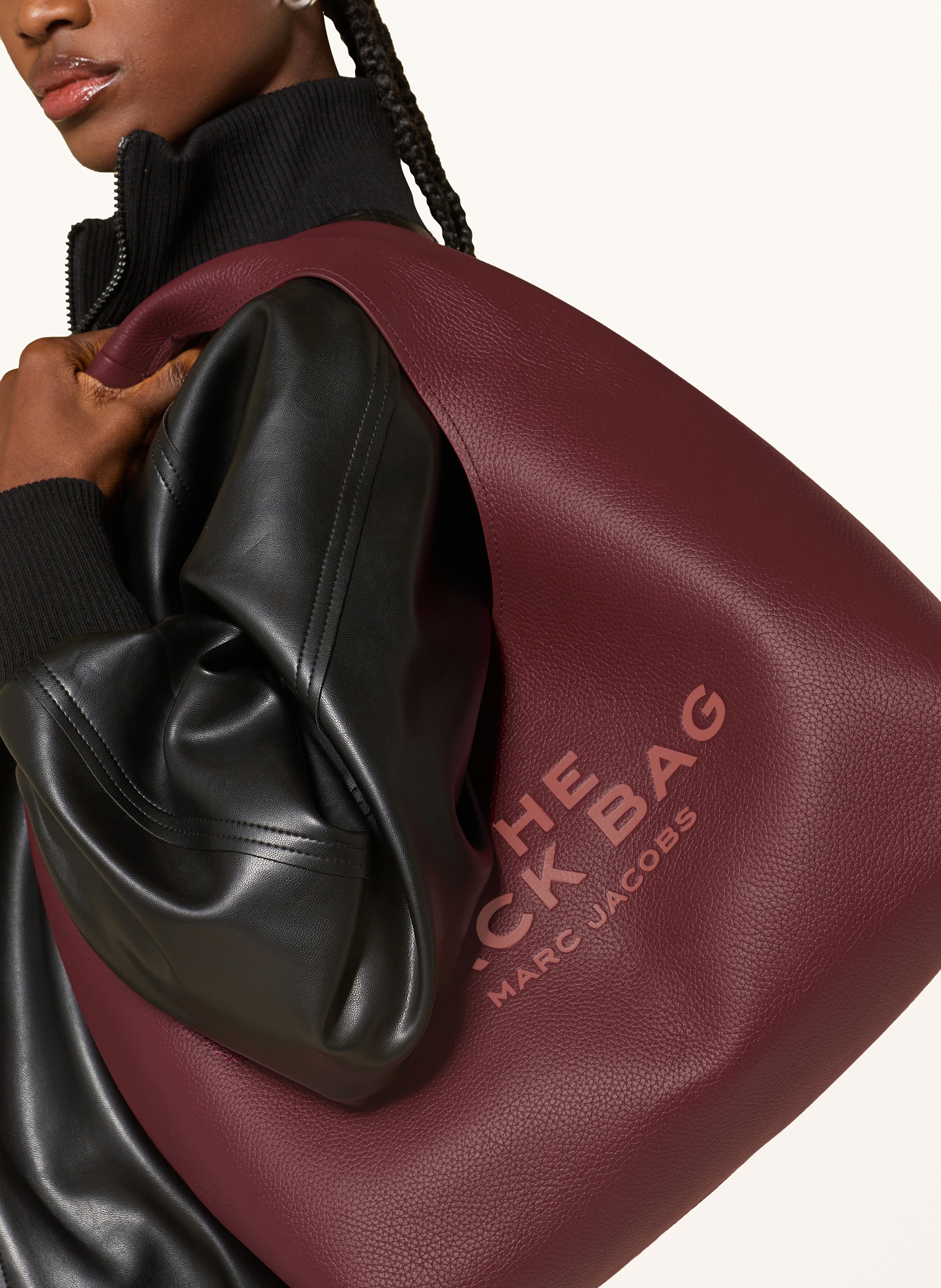 Thumbnail - Marc Jacobs Handtasche The Sack Bag Mit Pouch rot