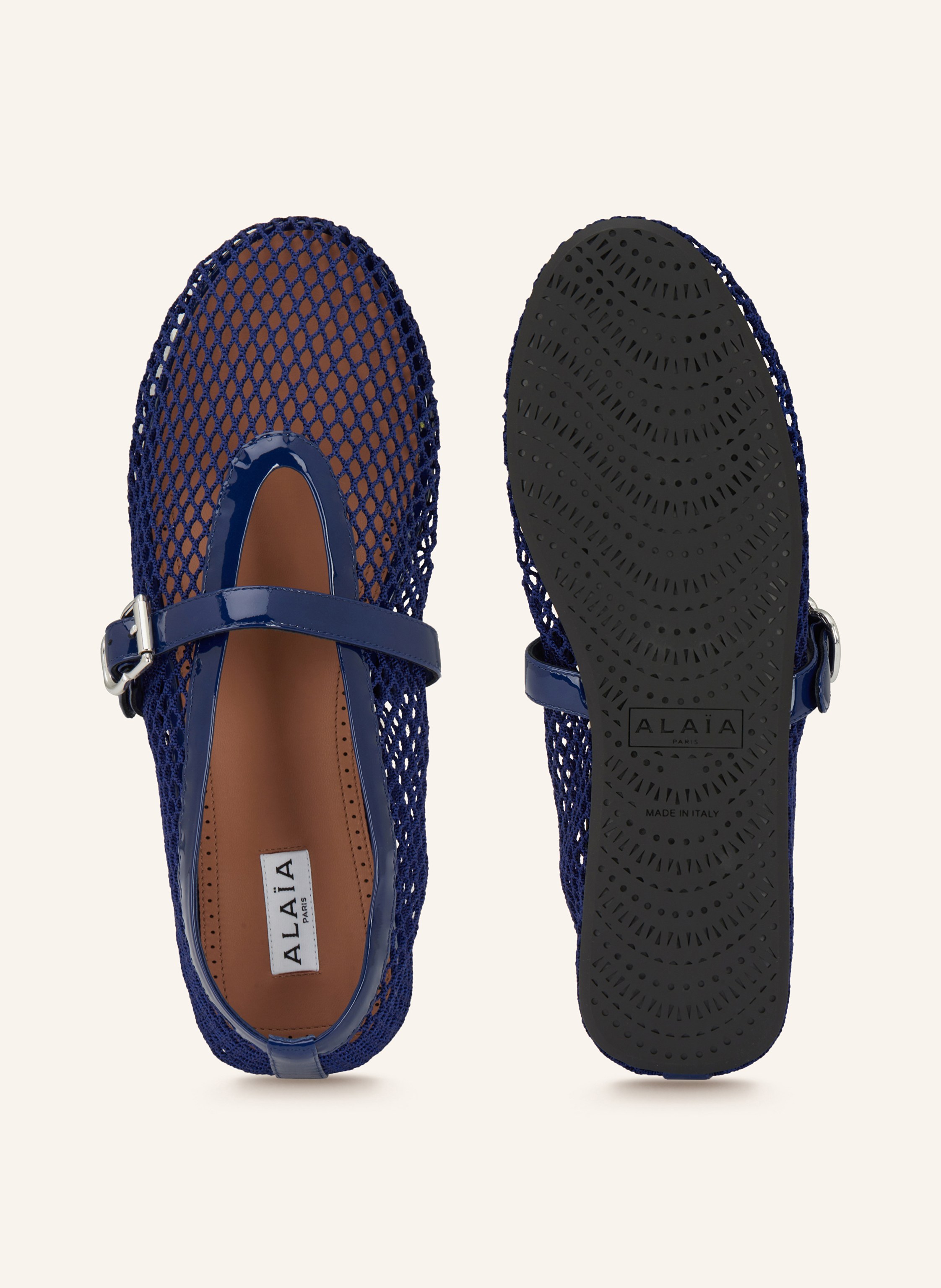 Thumbnail - Alaïa Ballerinas blau