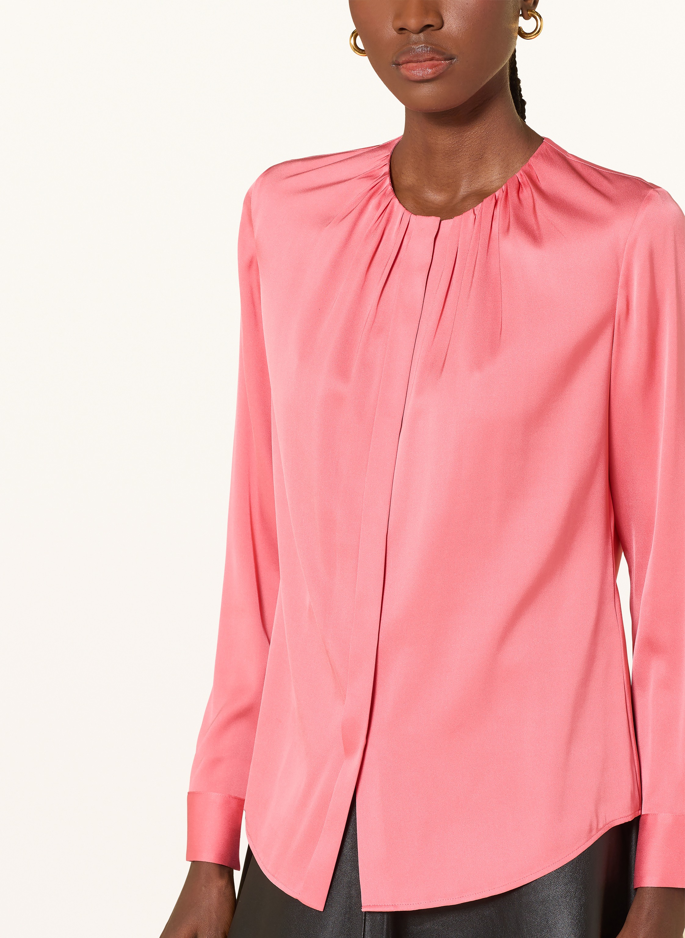 Thumbnail - Boss Seidenbluse Banorah rosa