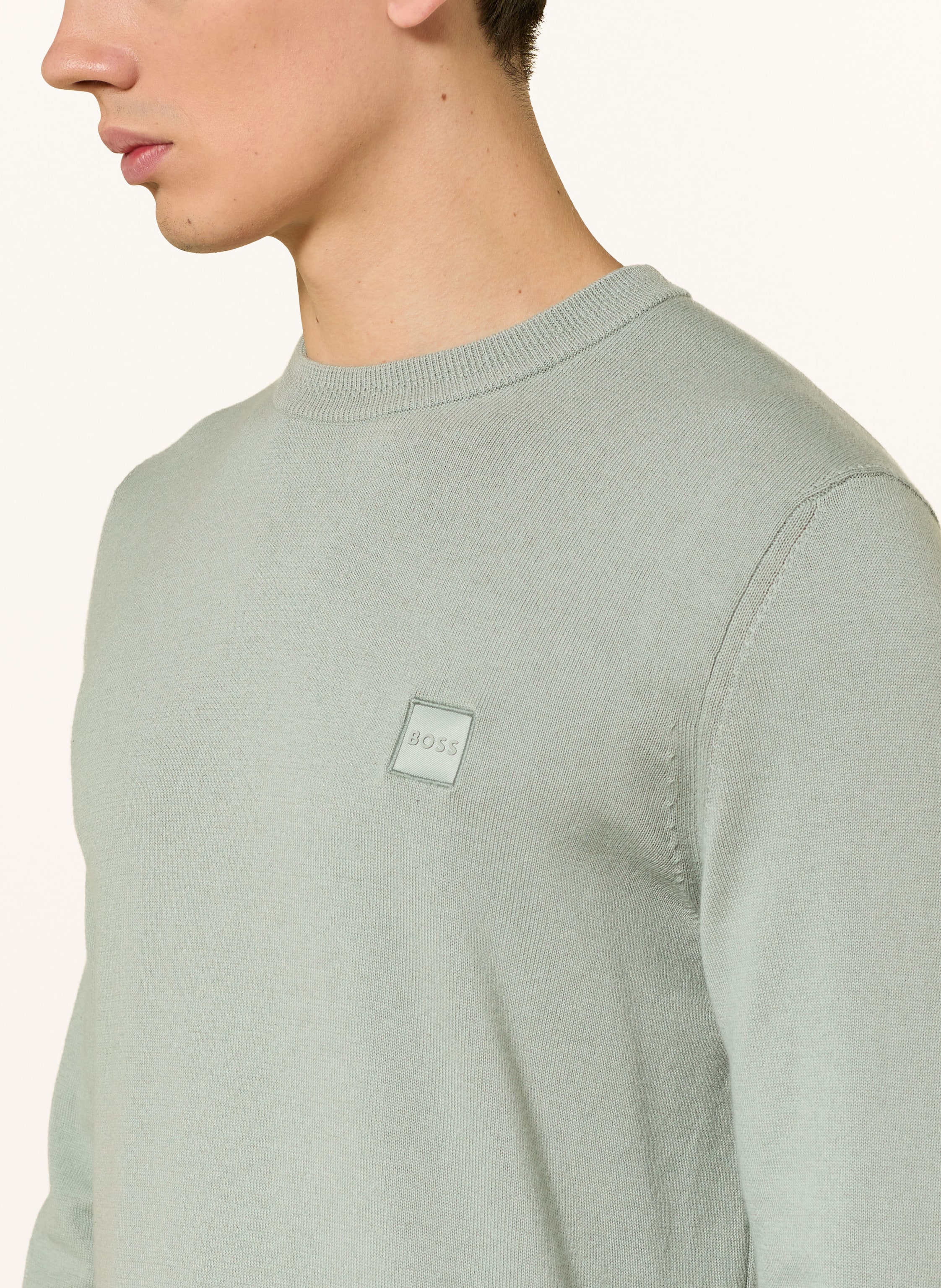 Thumbnail - Boss Pullover Kanovano gruen