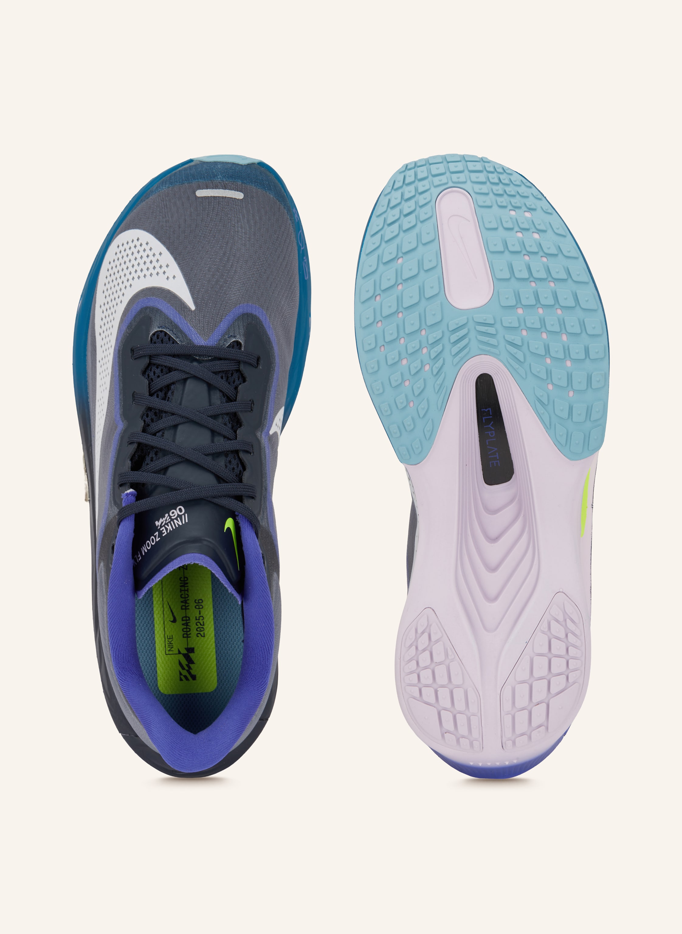 Thumbnail - Nike Laufschuhe Zoom Fly 6 blau
