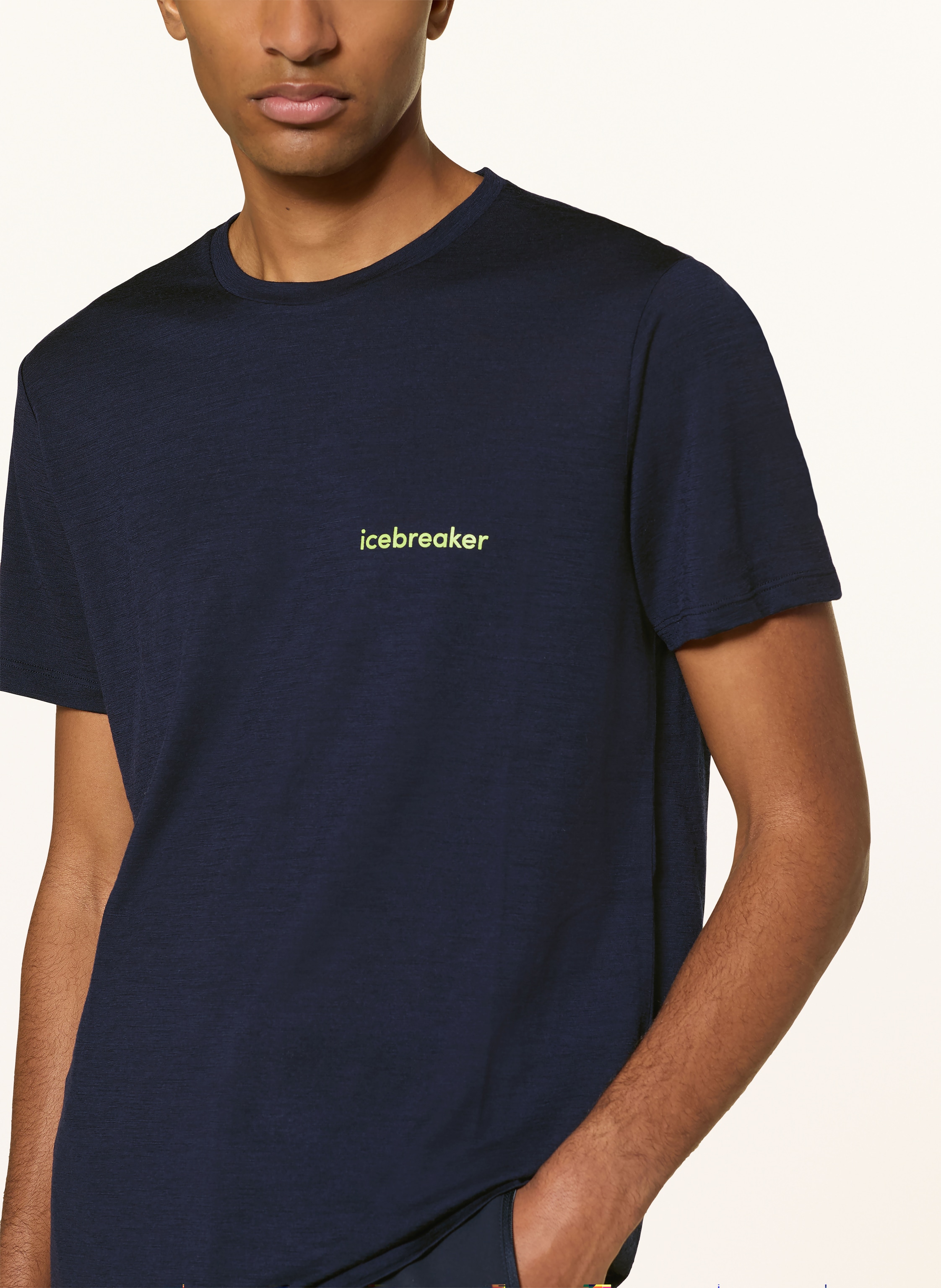 Thumbnail - Icebreaker T-Shirt Aus Merinowolle blau