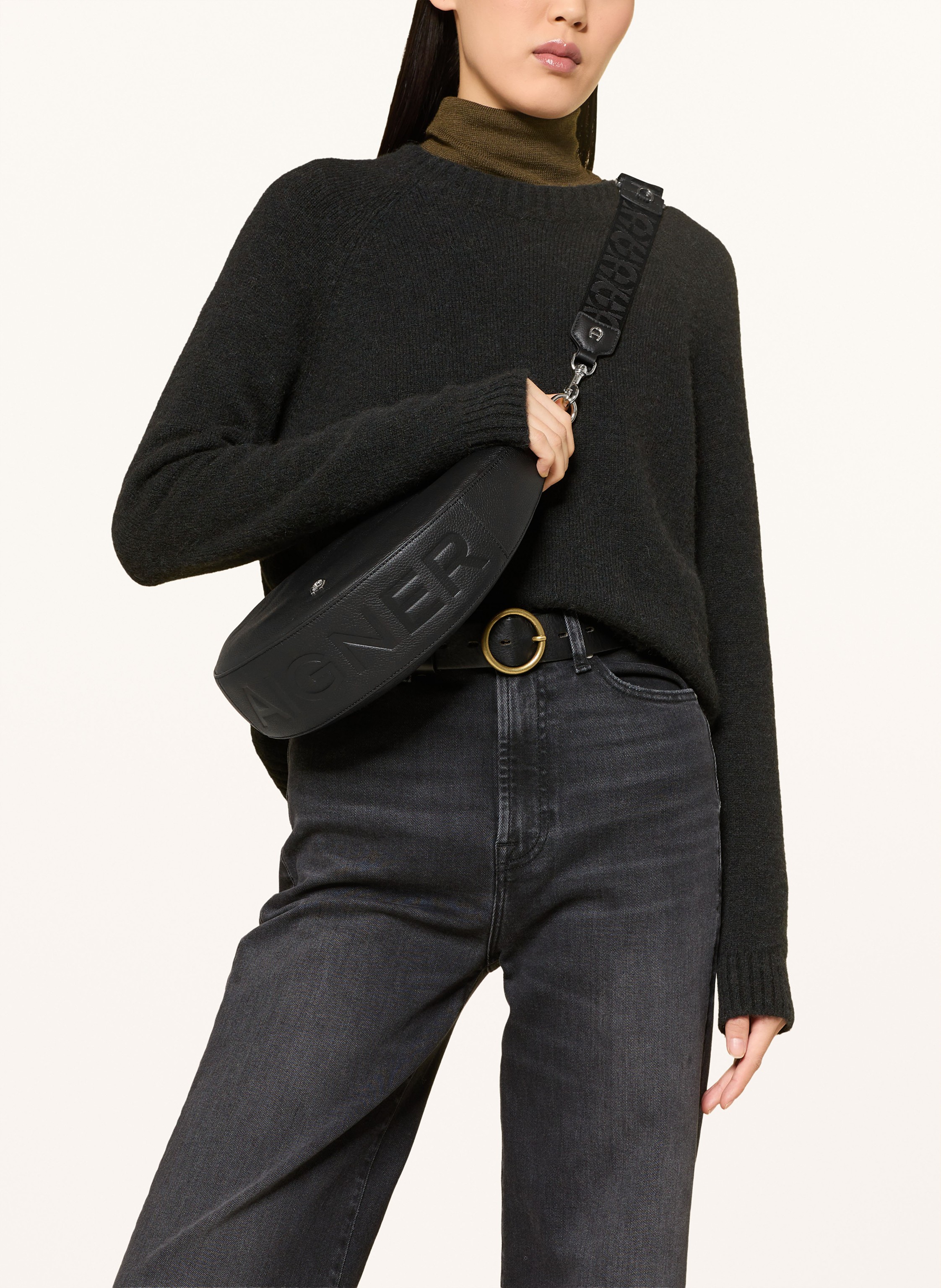 Thumbnail - Aigner Umhängetasche schwarz