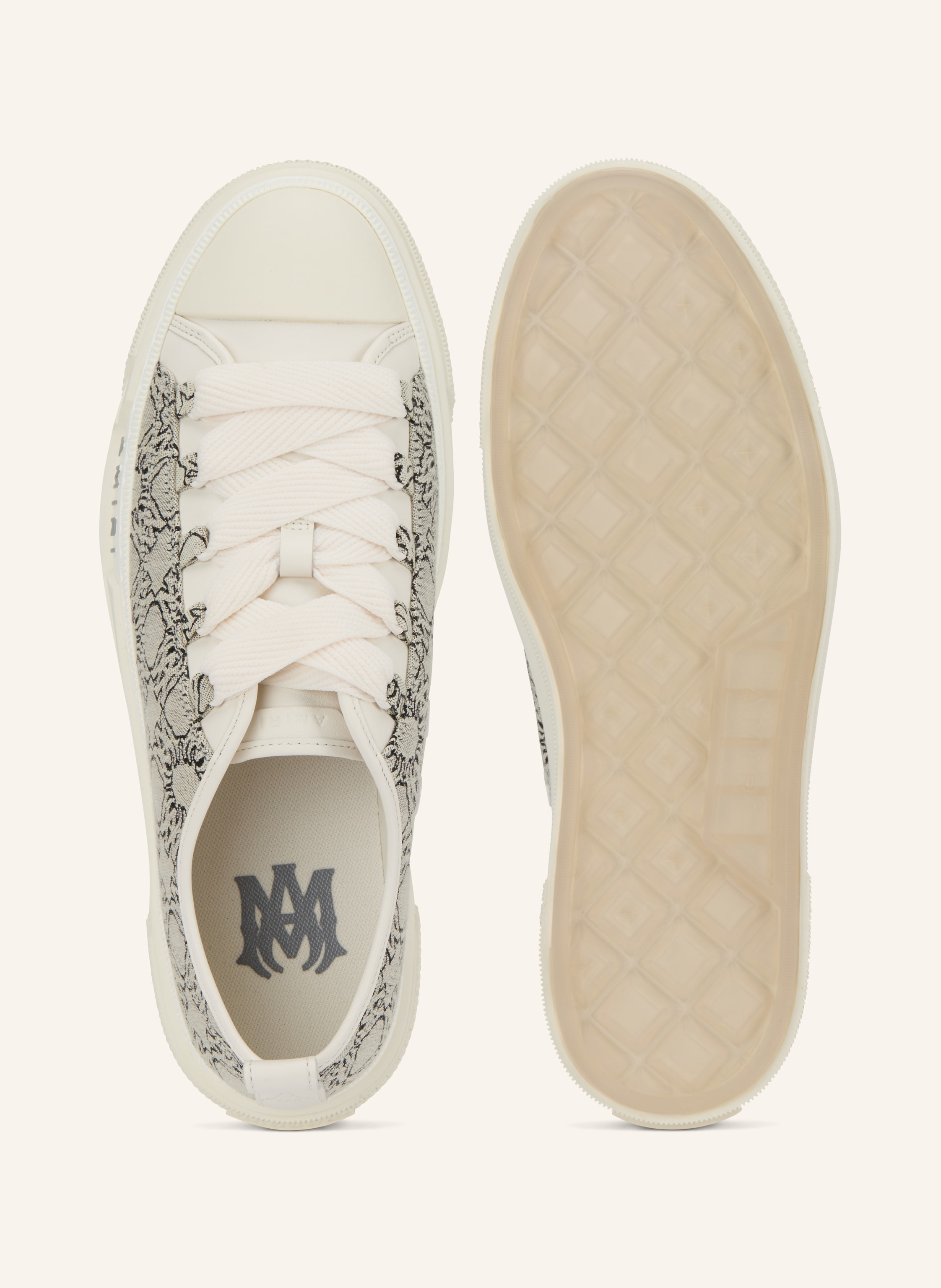 Thumbnail - Amiri Sneaker Ma Quad Jacquard Court Low weiss