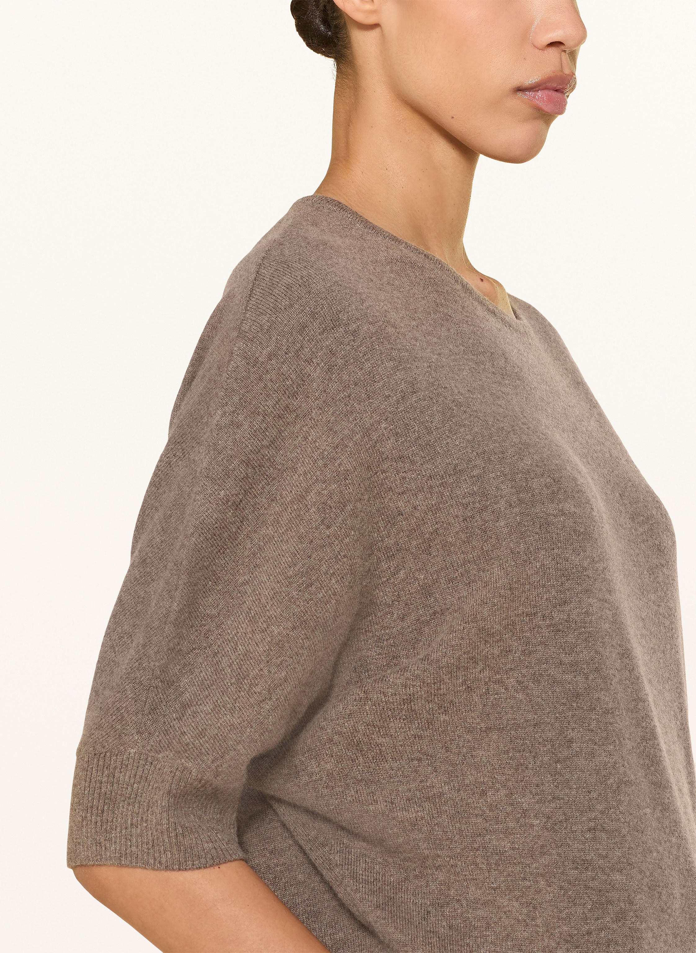 Thumbnail - Juvia Pullover Blanca Mit 3/4-Arm beige