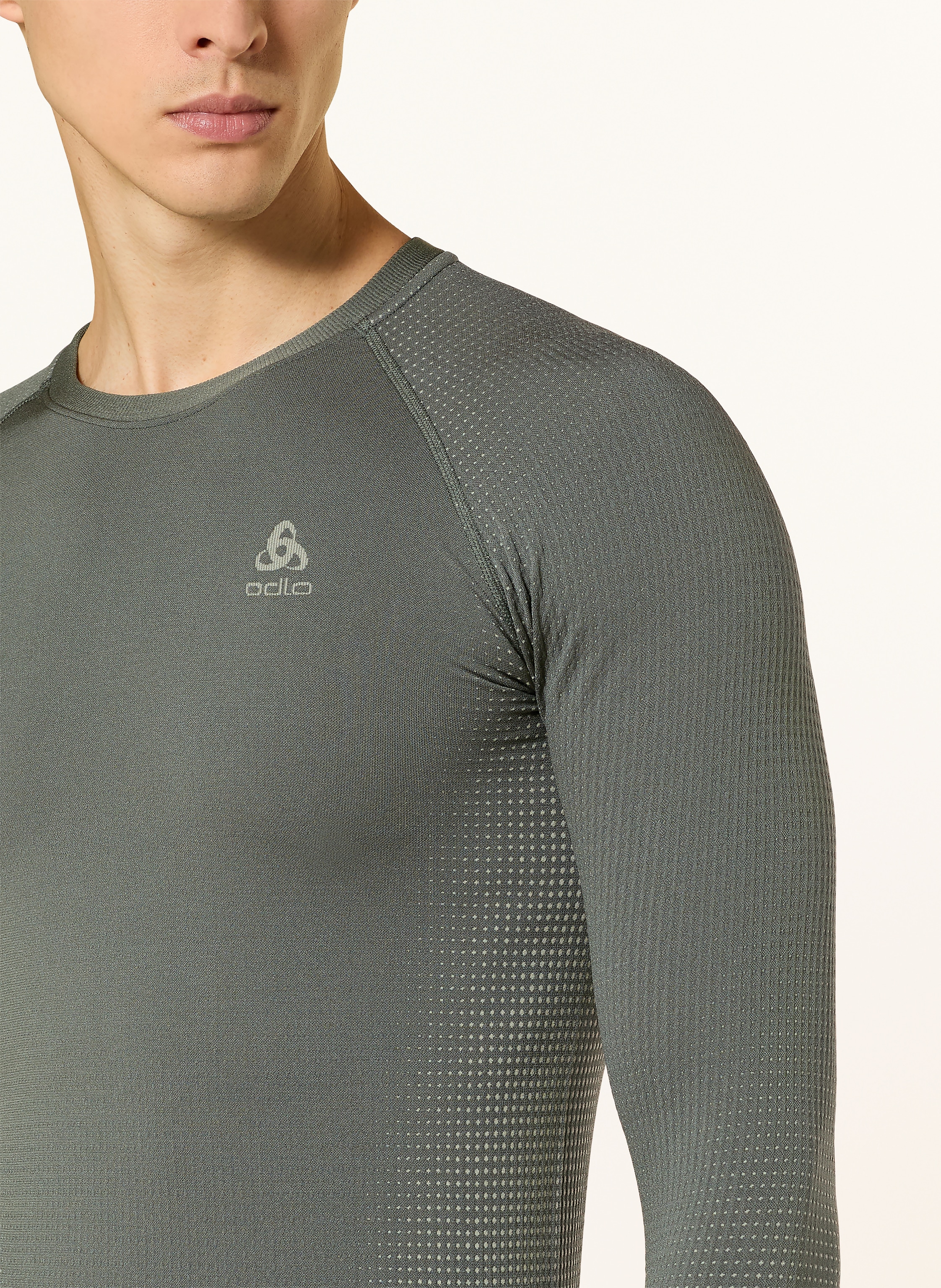 Thumbnail - Odlo Funktionswäsche-Shirt Performance Warm Eco gruen