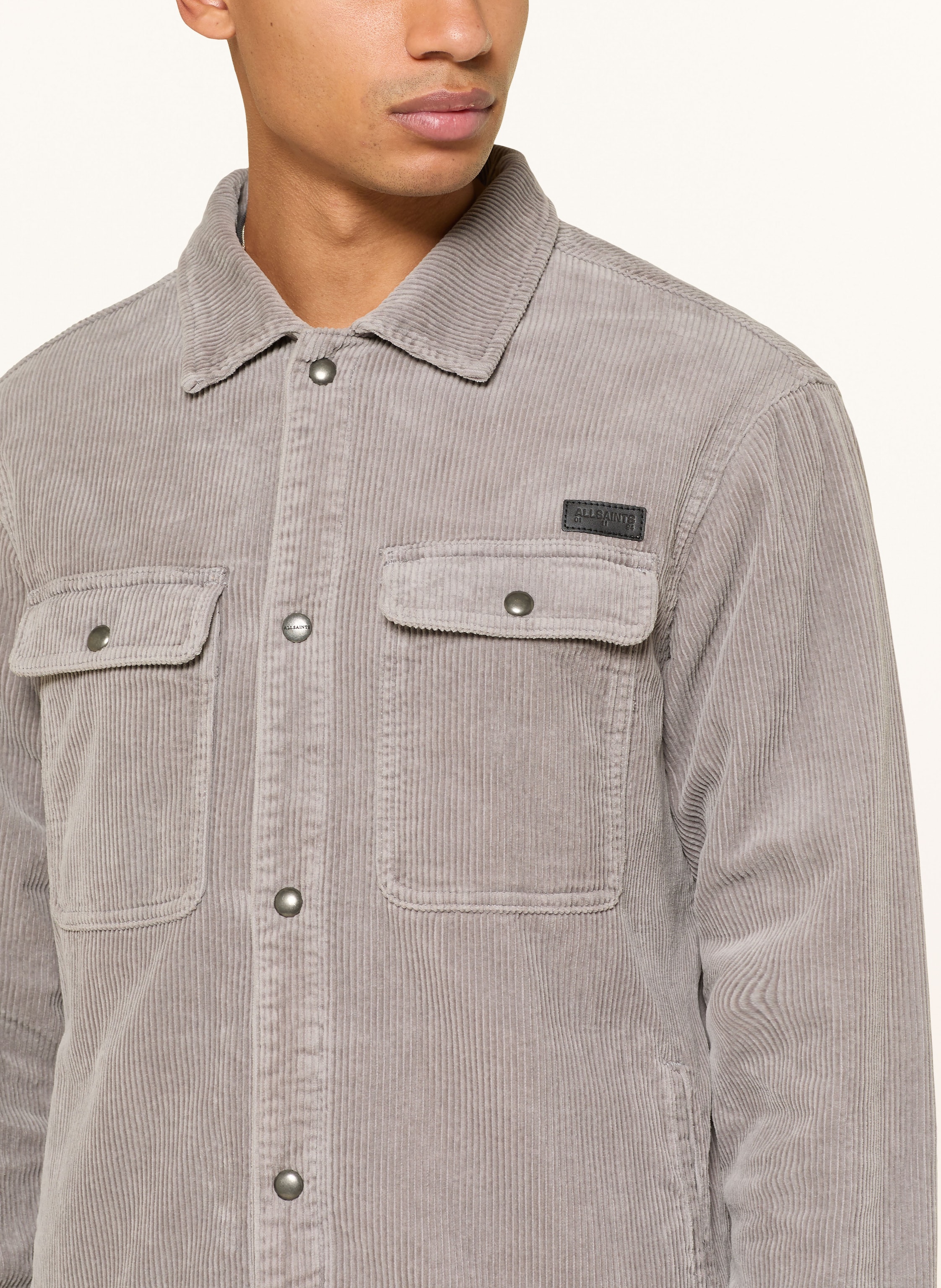Thumbnail - Allsaints Cordjacke Castleford grau