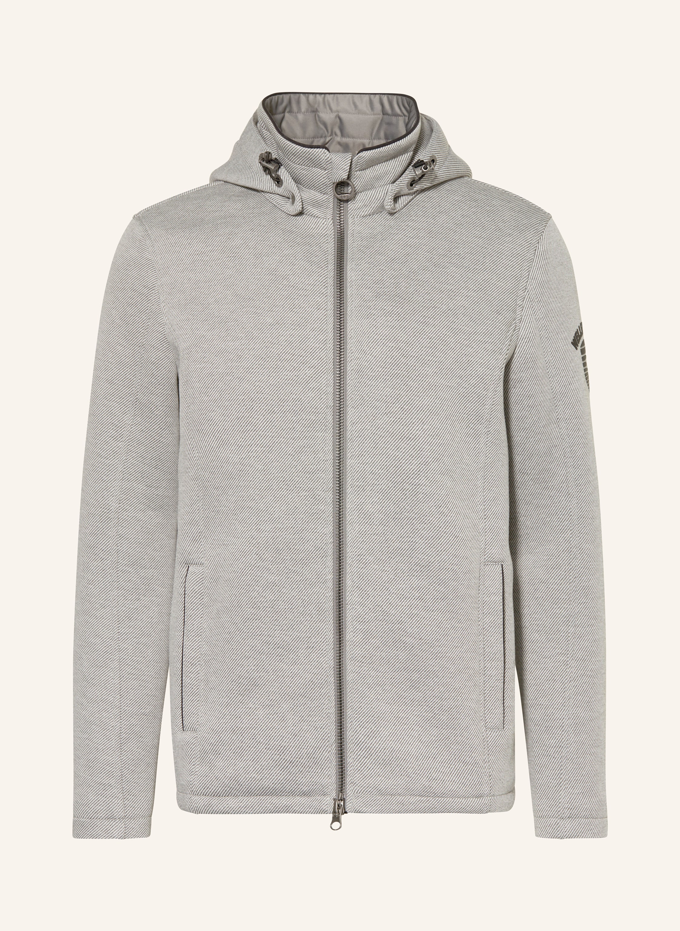 Wellensteyn Sweatjacke Sarasota Mit Abnehmbarer Kapuze grau