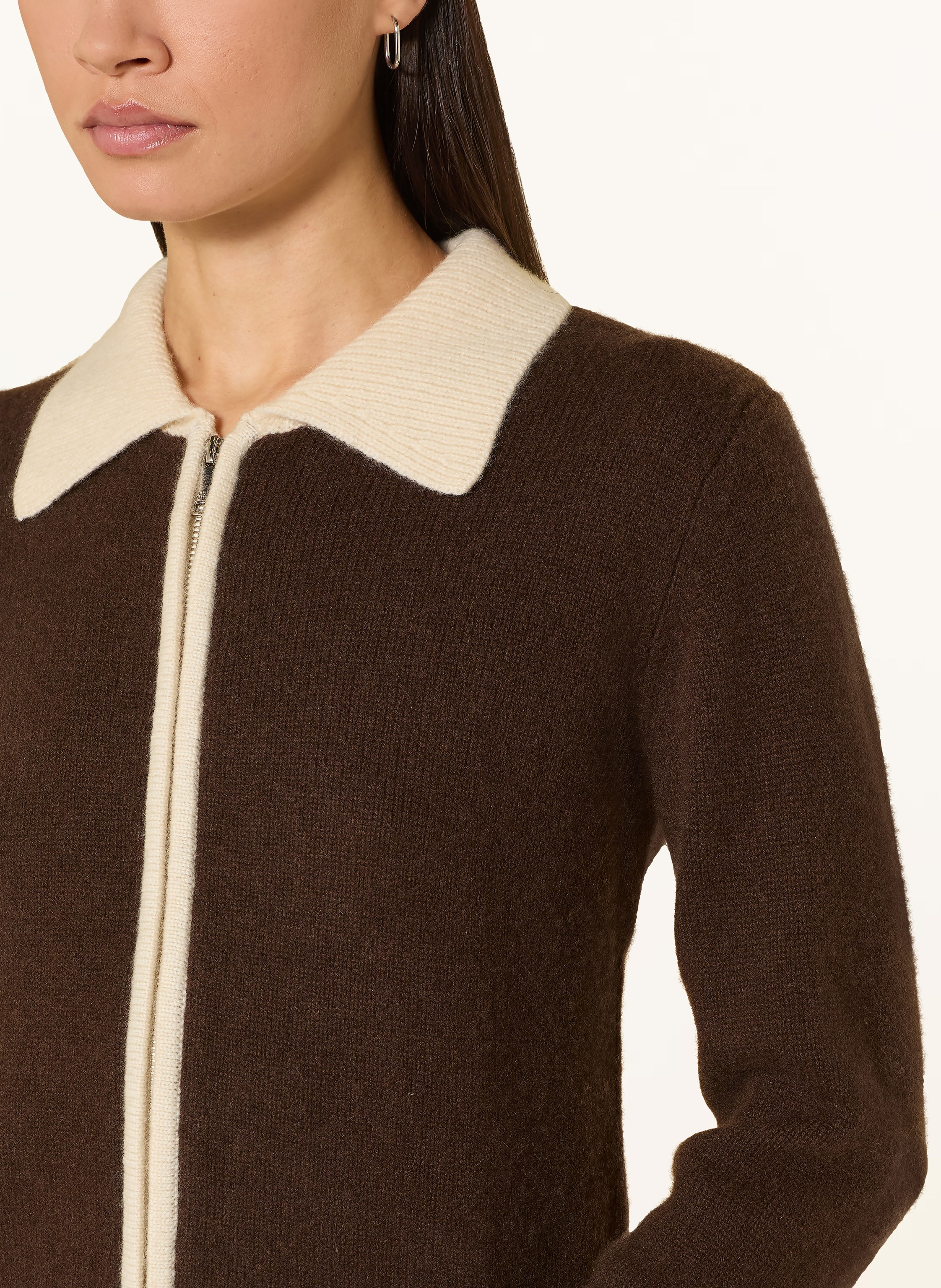 Thumbnail - From Future Strickjacke Aus Cashmere braun