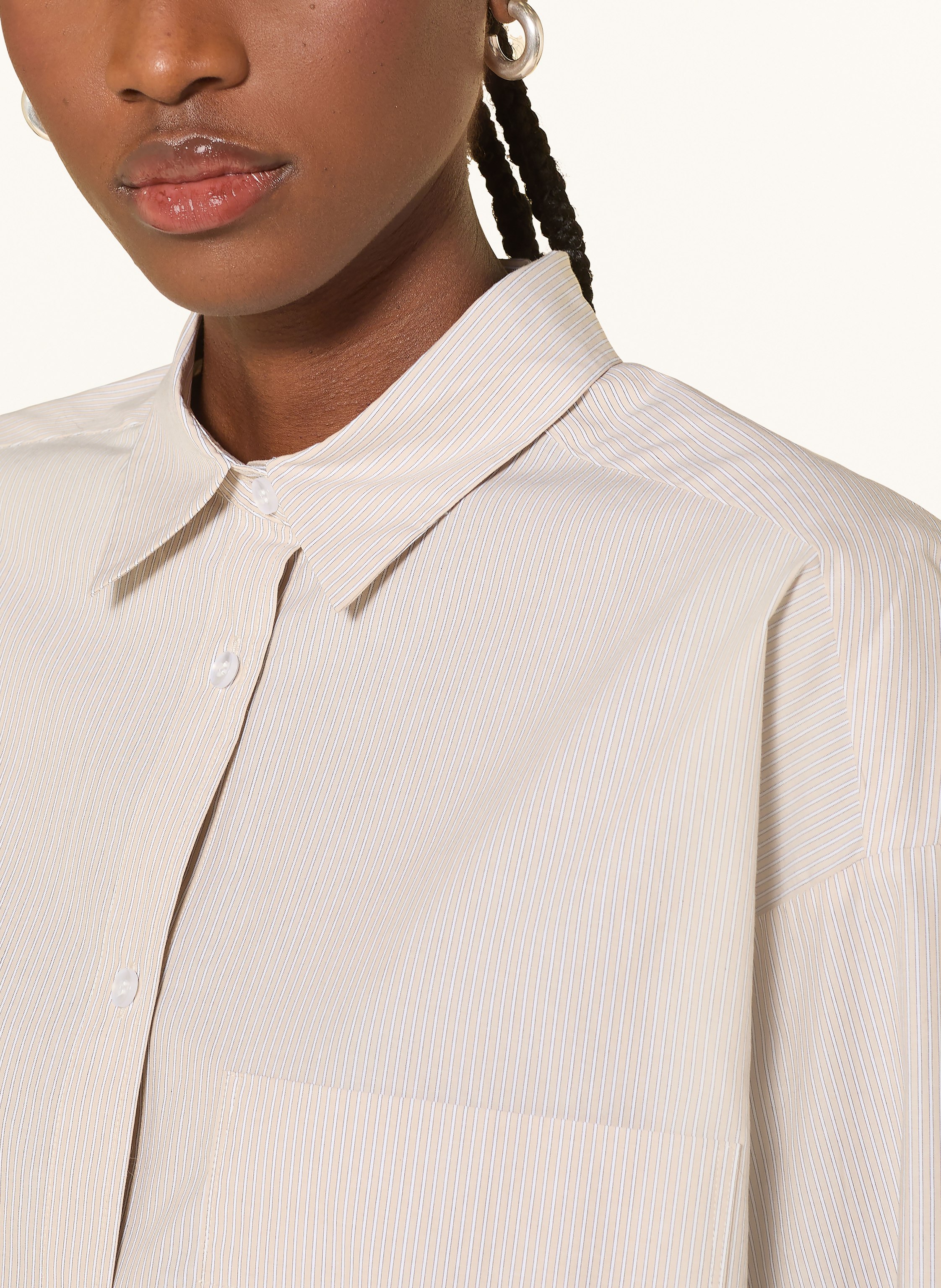 Thumbnail - By Malene Birger Hemdbluse Derris beige