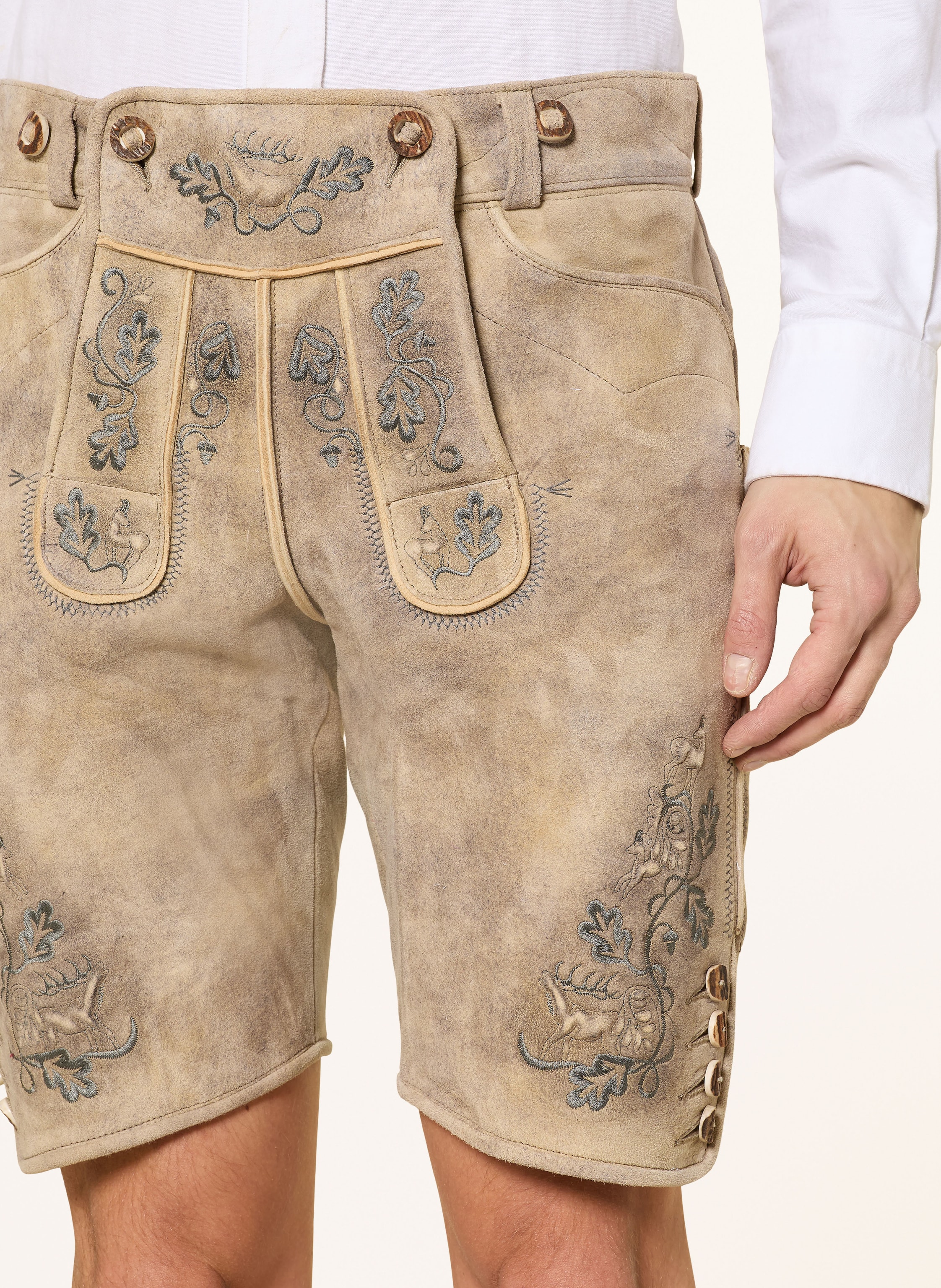 Thumbnail - Beckert Trachten-Lederhose Lustenau braun