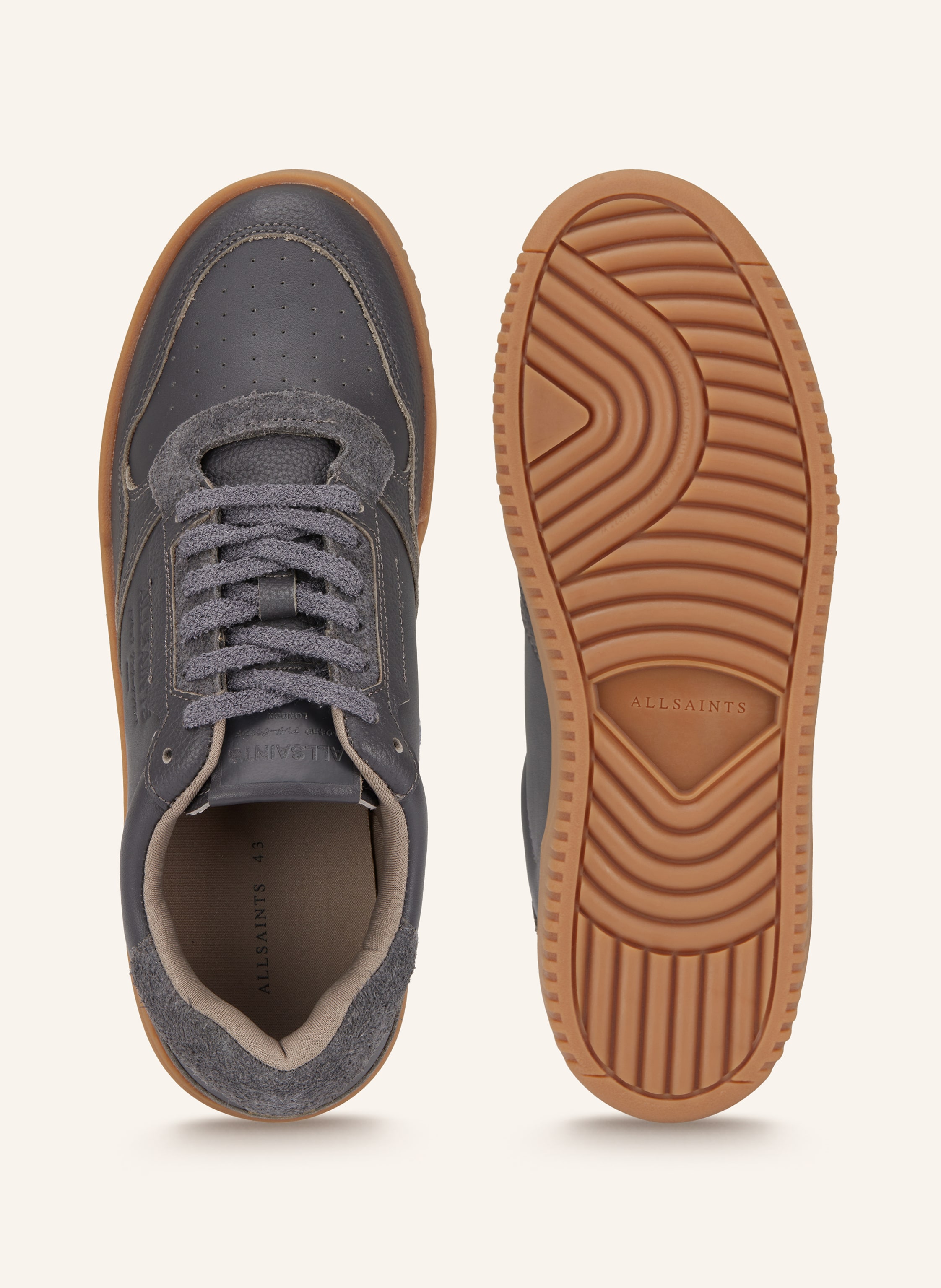 Thumbnail - Allsaints Sneaker Regan grau