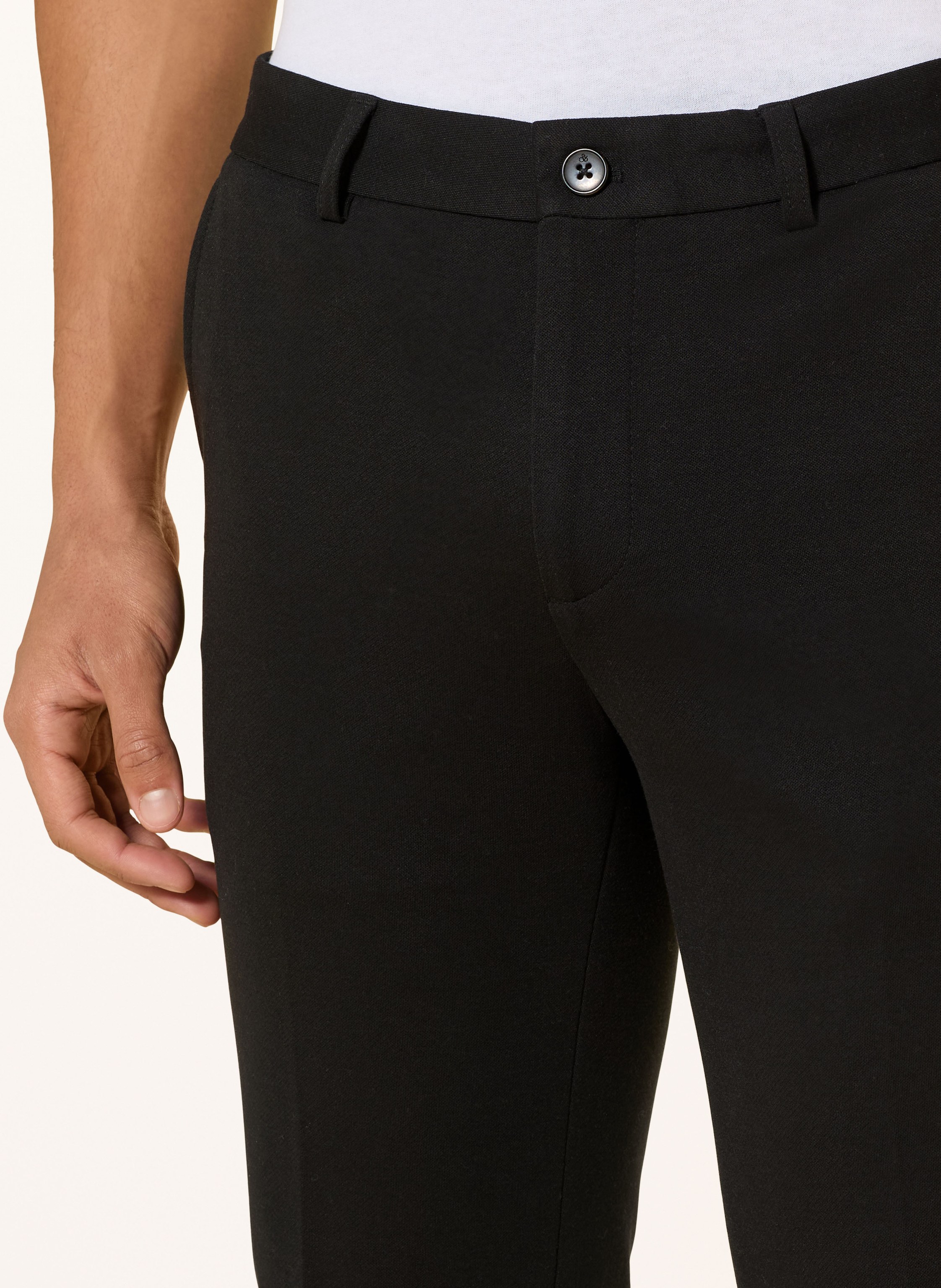 Thumbnail - Scotch & Soda Jerseyhose Core Super Slim Fit schwarz