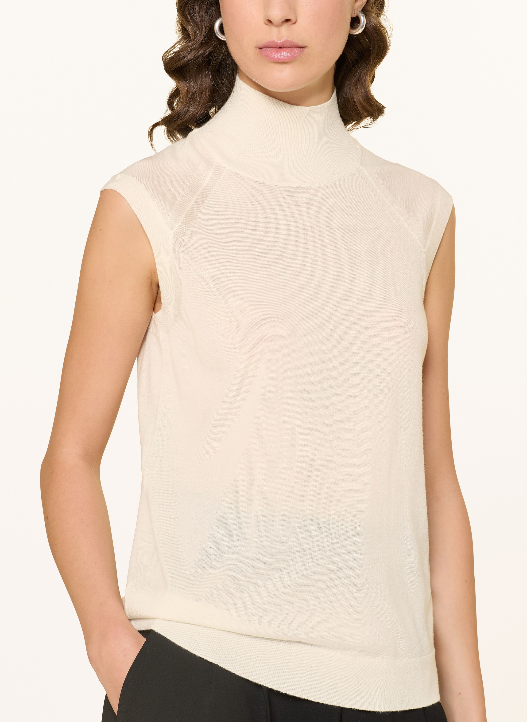 Thumbnail - Boss Stricktop Fipini weiss