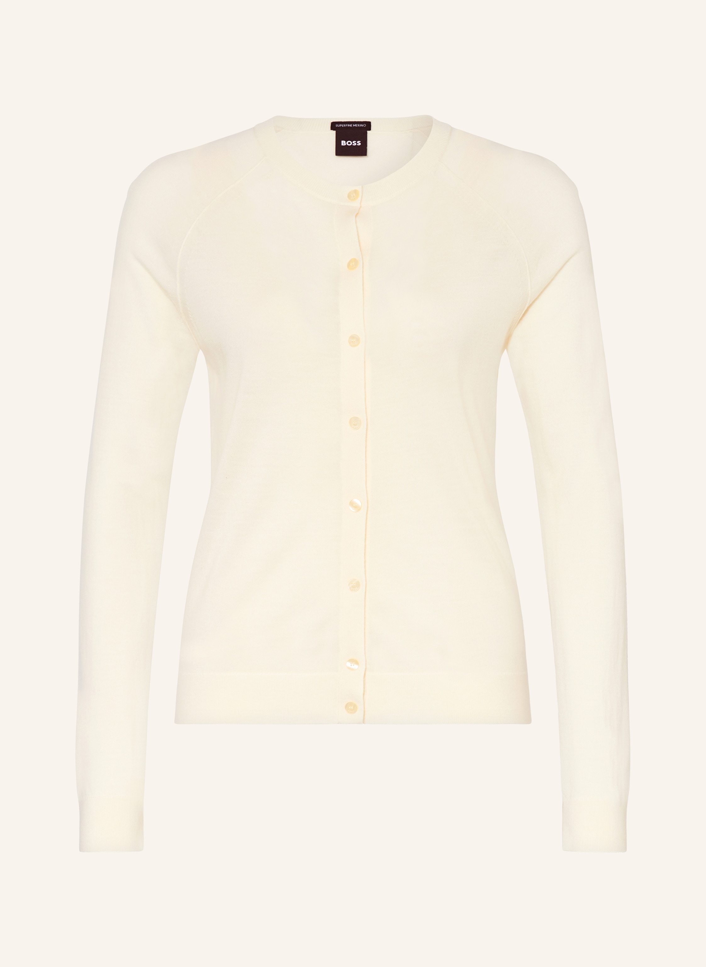 Boss Strickjacke Fonami weiss
