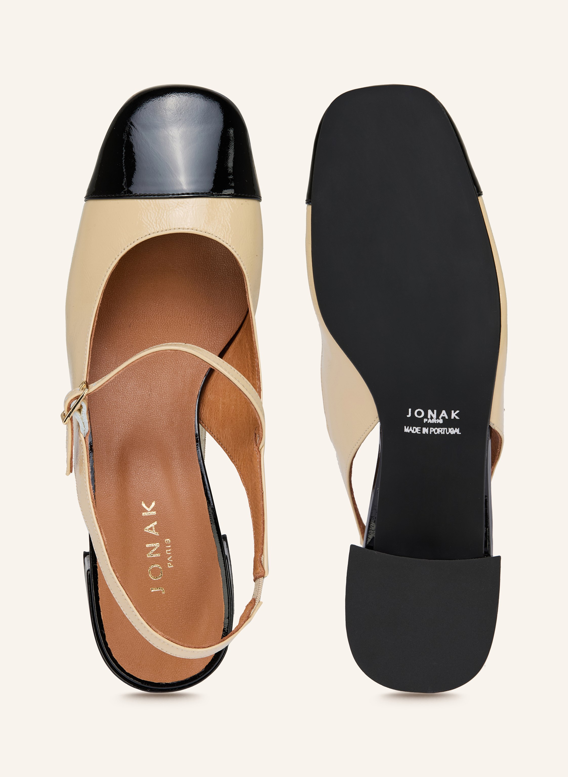 Thumbnail - Jonak Slingpumps Doumy beige